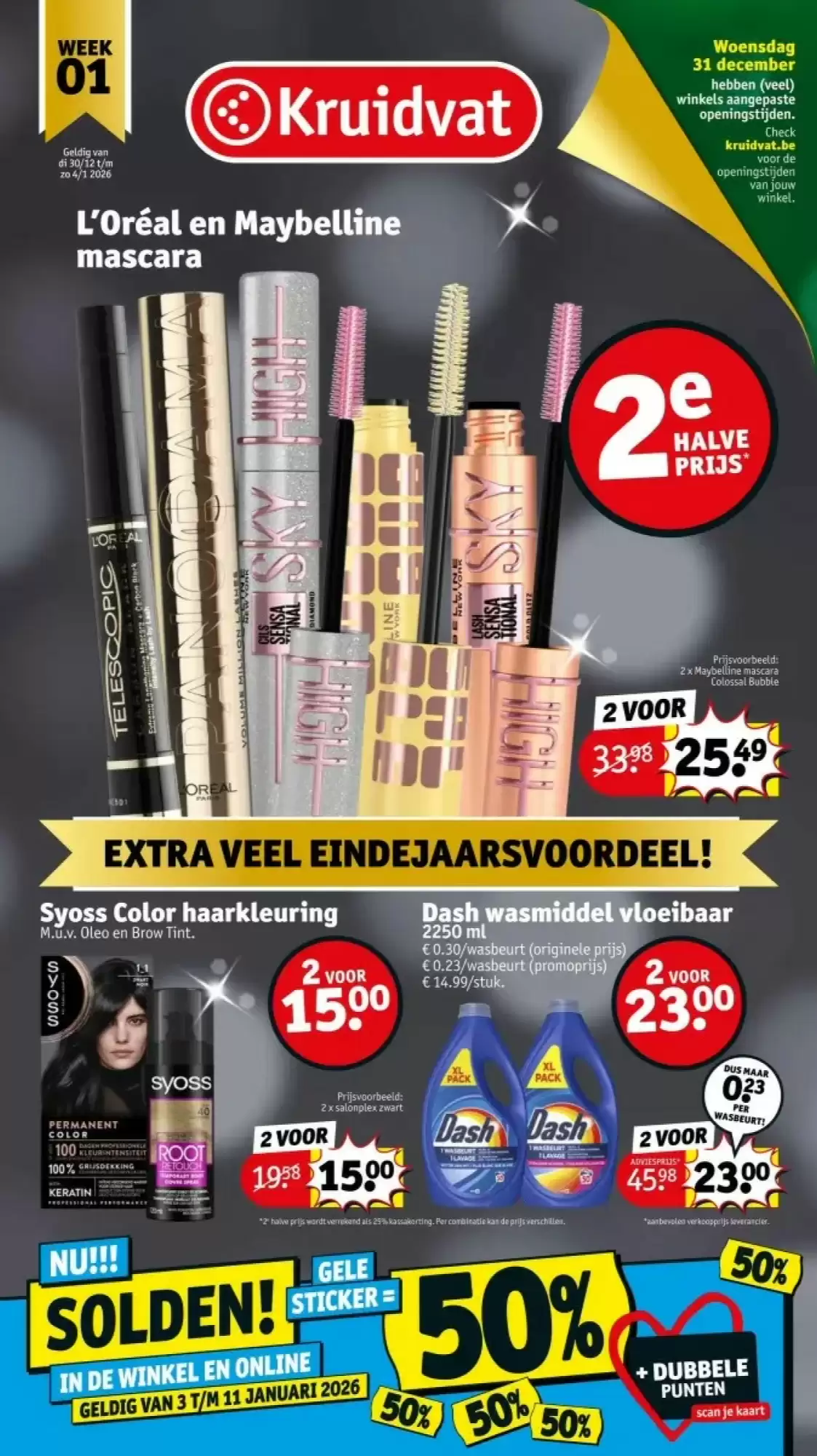 Kruidvat folder 30/12/2025 – 04/01/2026