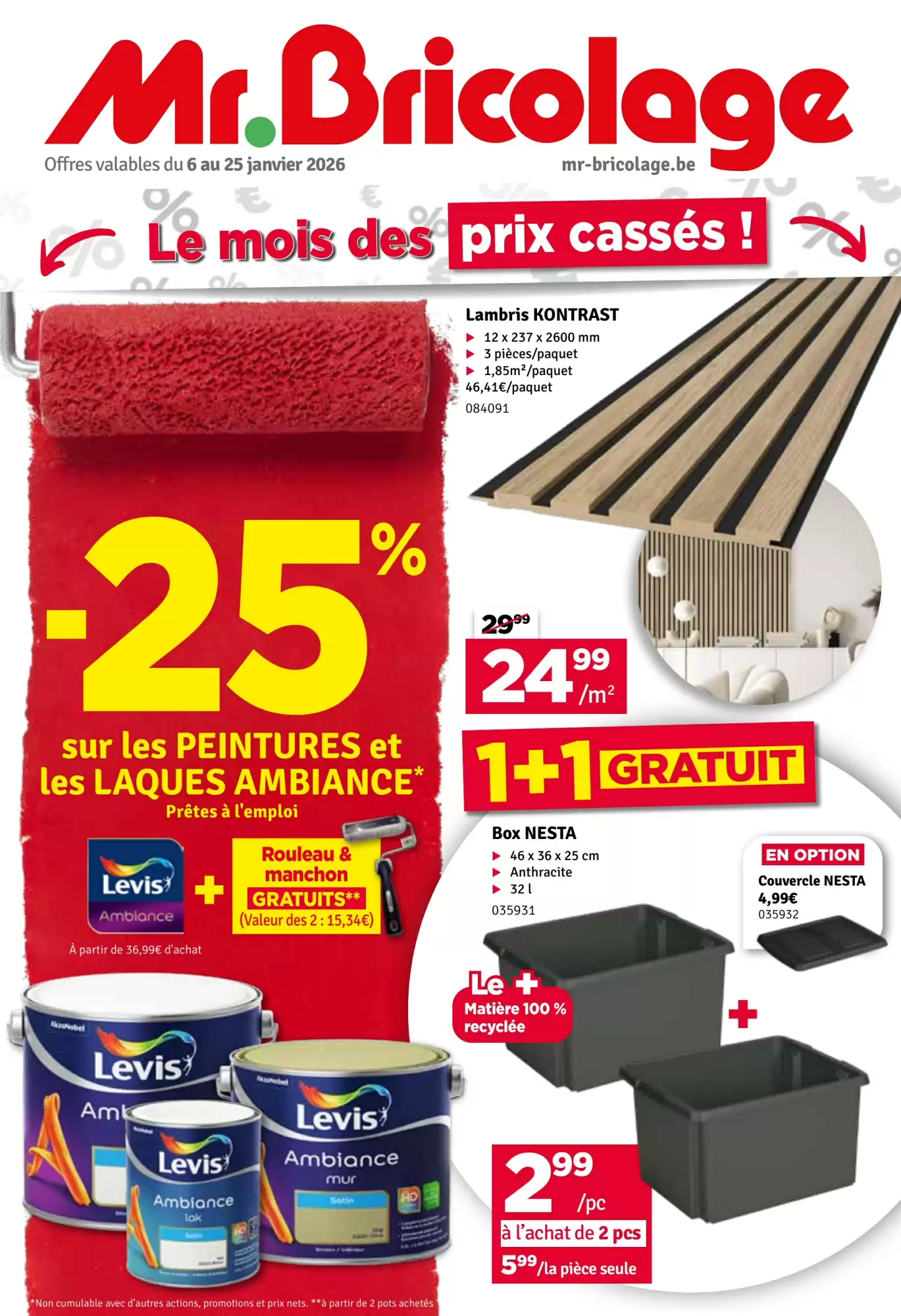 Mr Bricolage folder 06/01/2026 – 25/01/2026