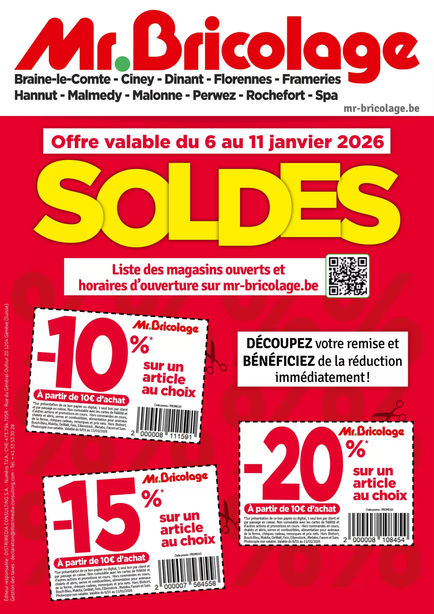 Mr Bricolage folder 06/01/2026 – 11/01/2026