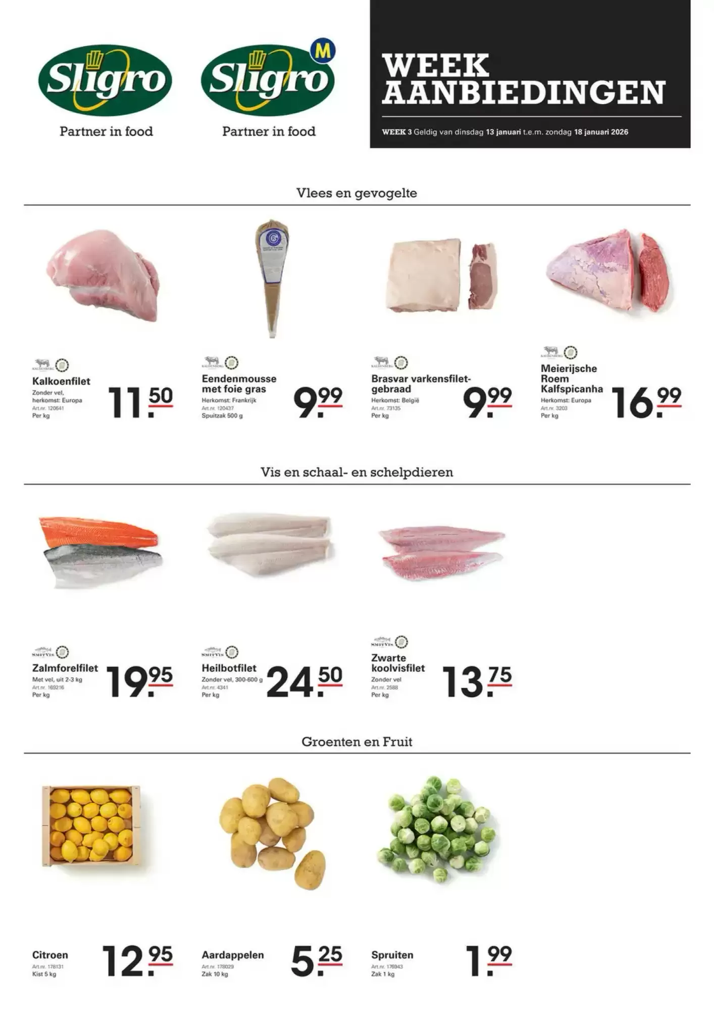 Sligro folder 13/01/2026 – 18/01/2026