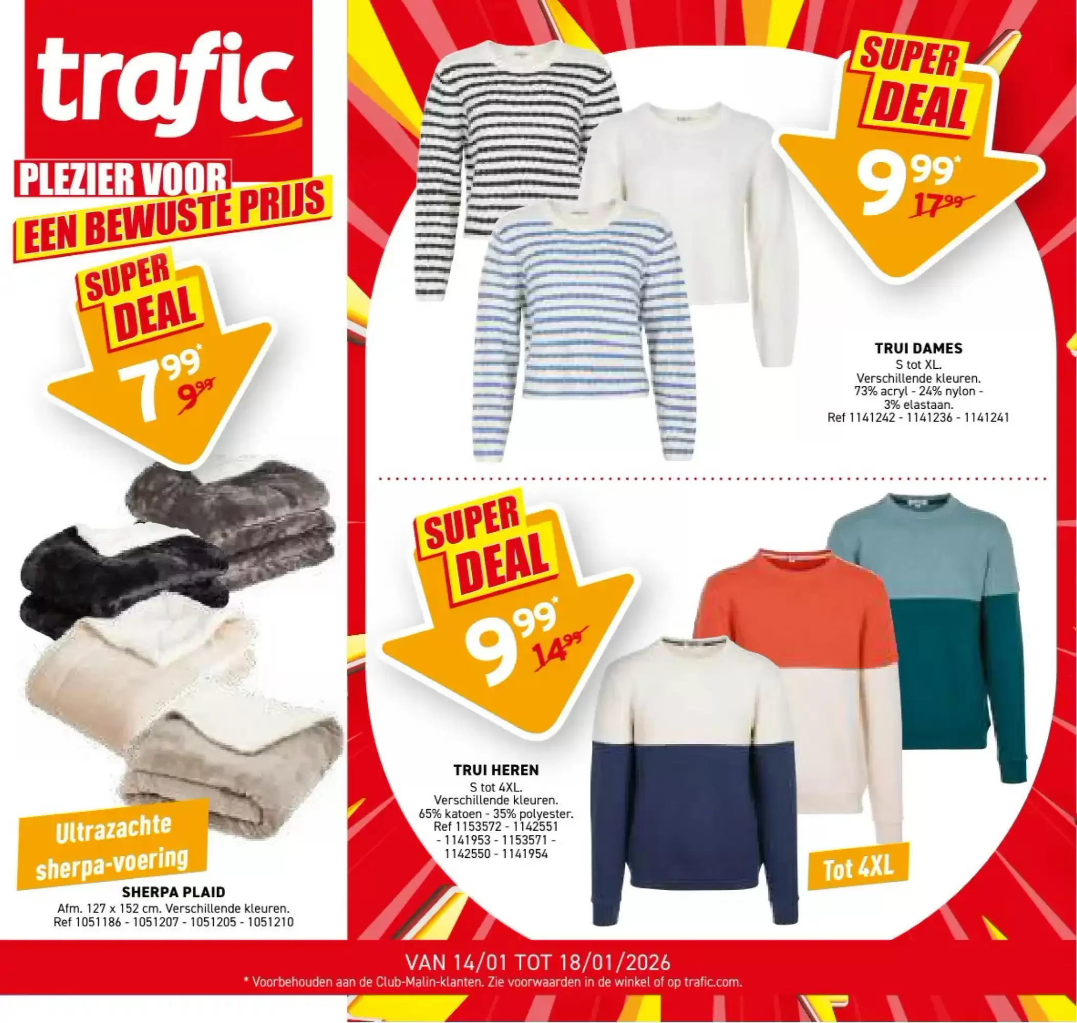 Trafic folder 14/01/2026 – 18/01/2026
