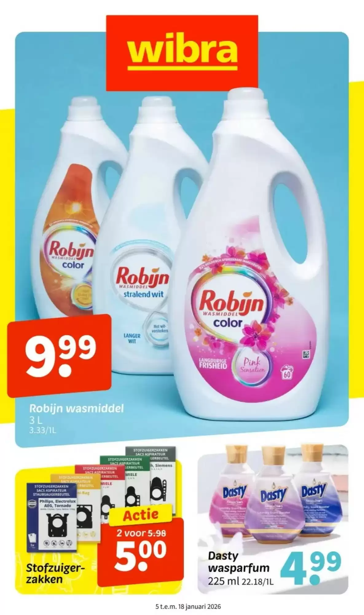 Wibra folder 05/01/2026 – 18/01/2026