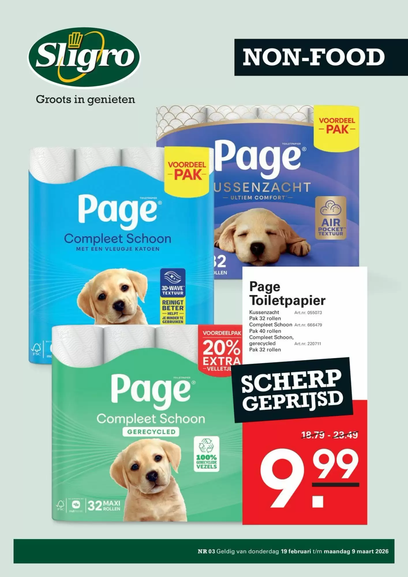 Sligro folder 19/02/2026 – 09/03/2026