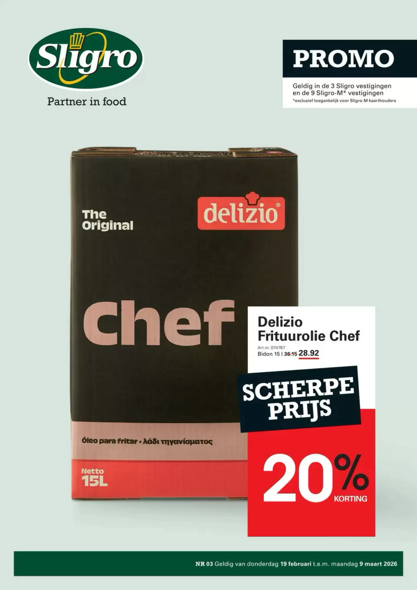 Sligro folder 19/02/2026 – 09/03/2026