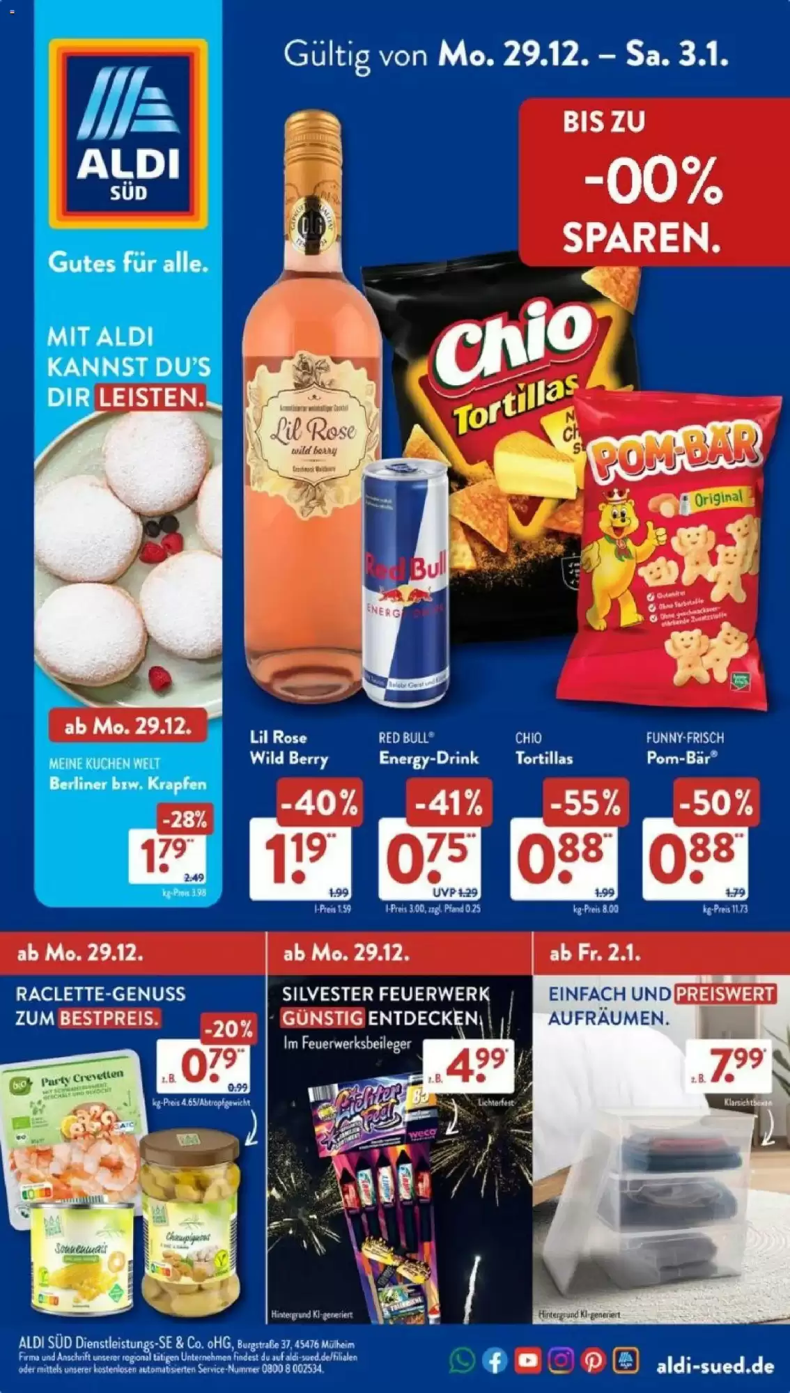 Aldi S&uuml;d Prospekt 29/12/2025 – 03/01/2026