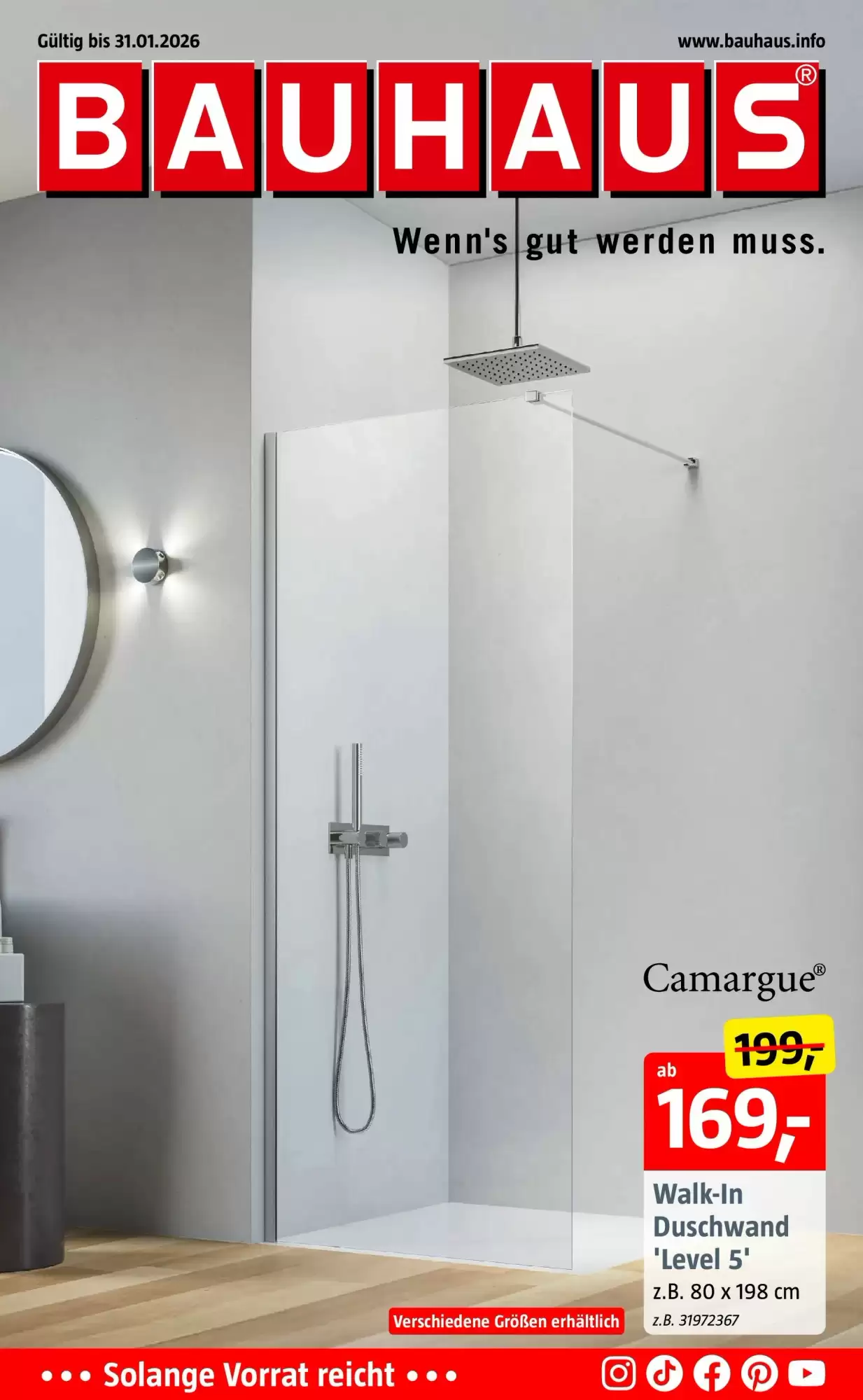 Bauhaus Prospekt 02/01/2026 – 18/01/2026