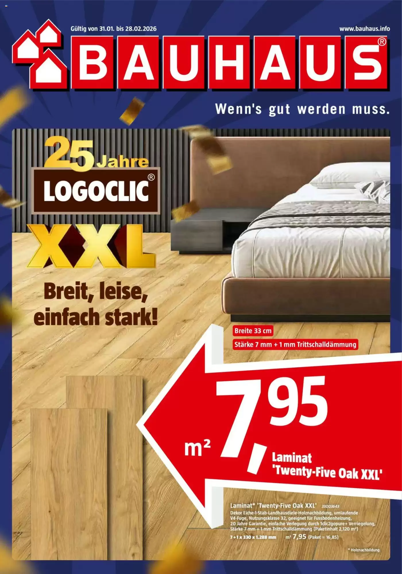 Bauhaus Prospekt 31/01/2026 – 28/02/2026