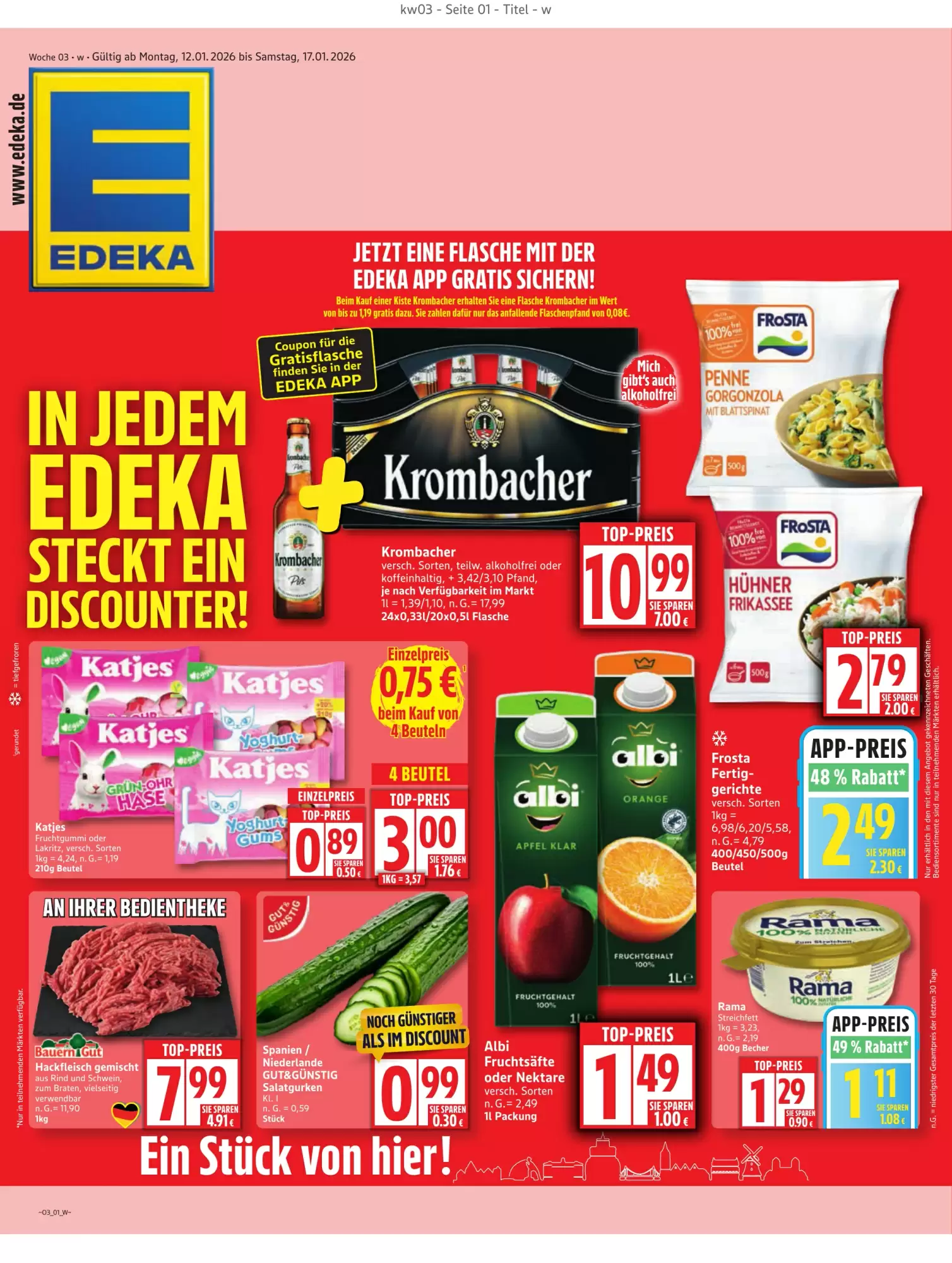 Edeka Prospekt 12/01/2026 – 17/01/2026