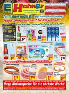 EDEKA Hahner Prospekt 28/12/2025 – 03/01/2026