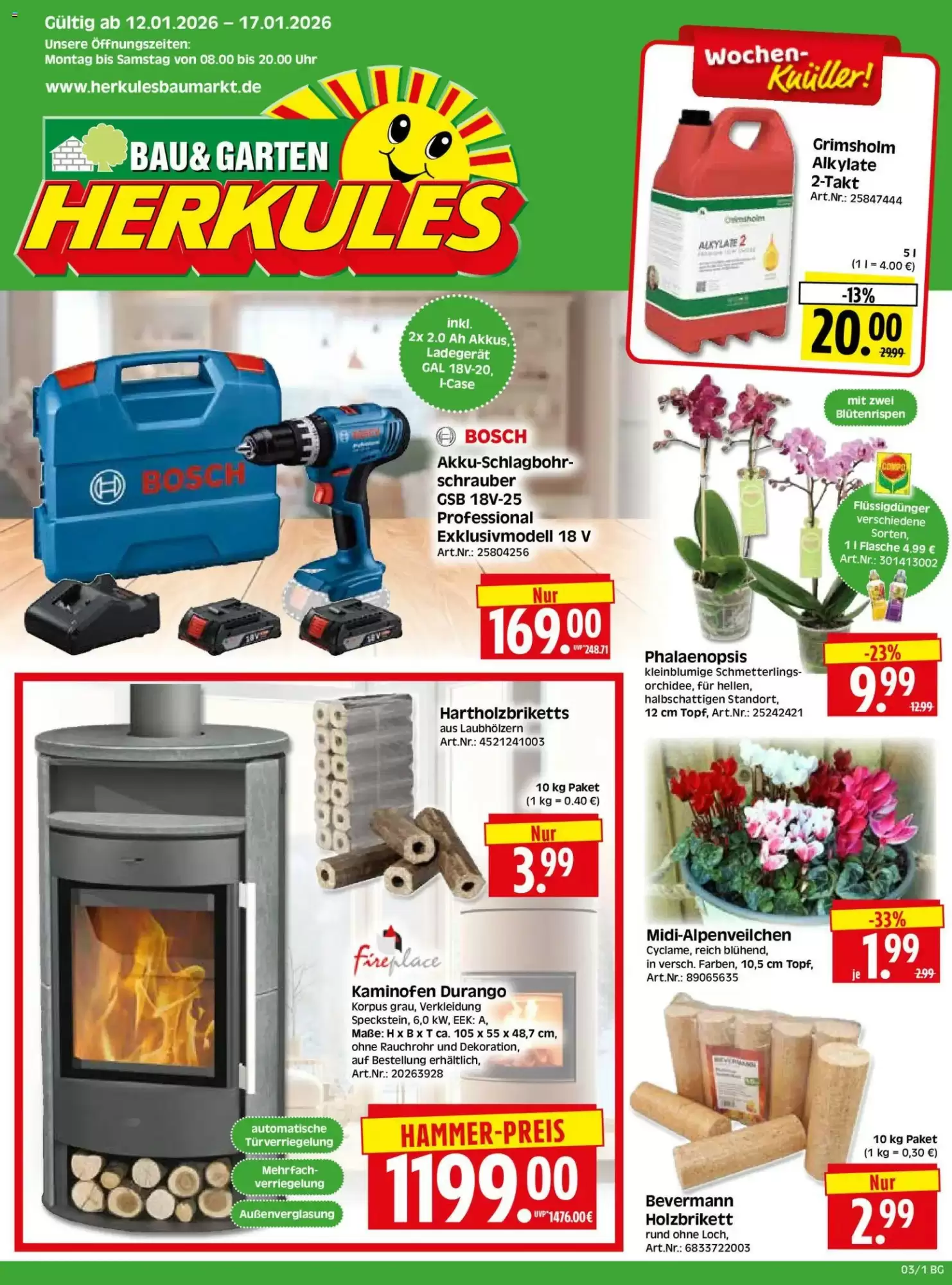 Edeka Herkules Prospekt 12/01/2026 – 17/01/2026