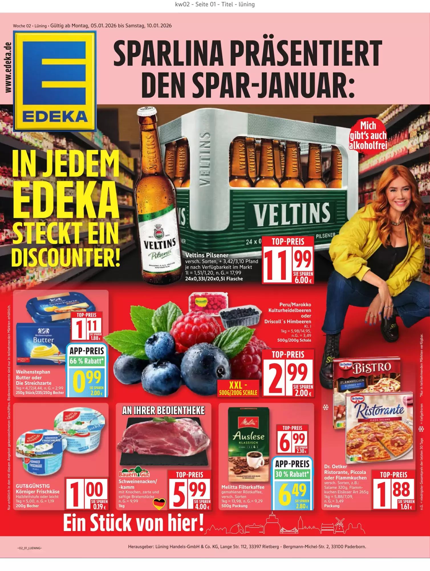 EDEKA Stralsund Prospekt 05/01/2026 – 10/01/2026