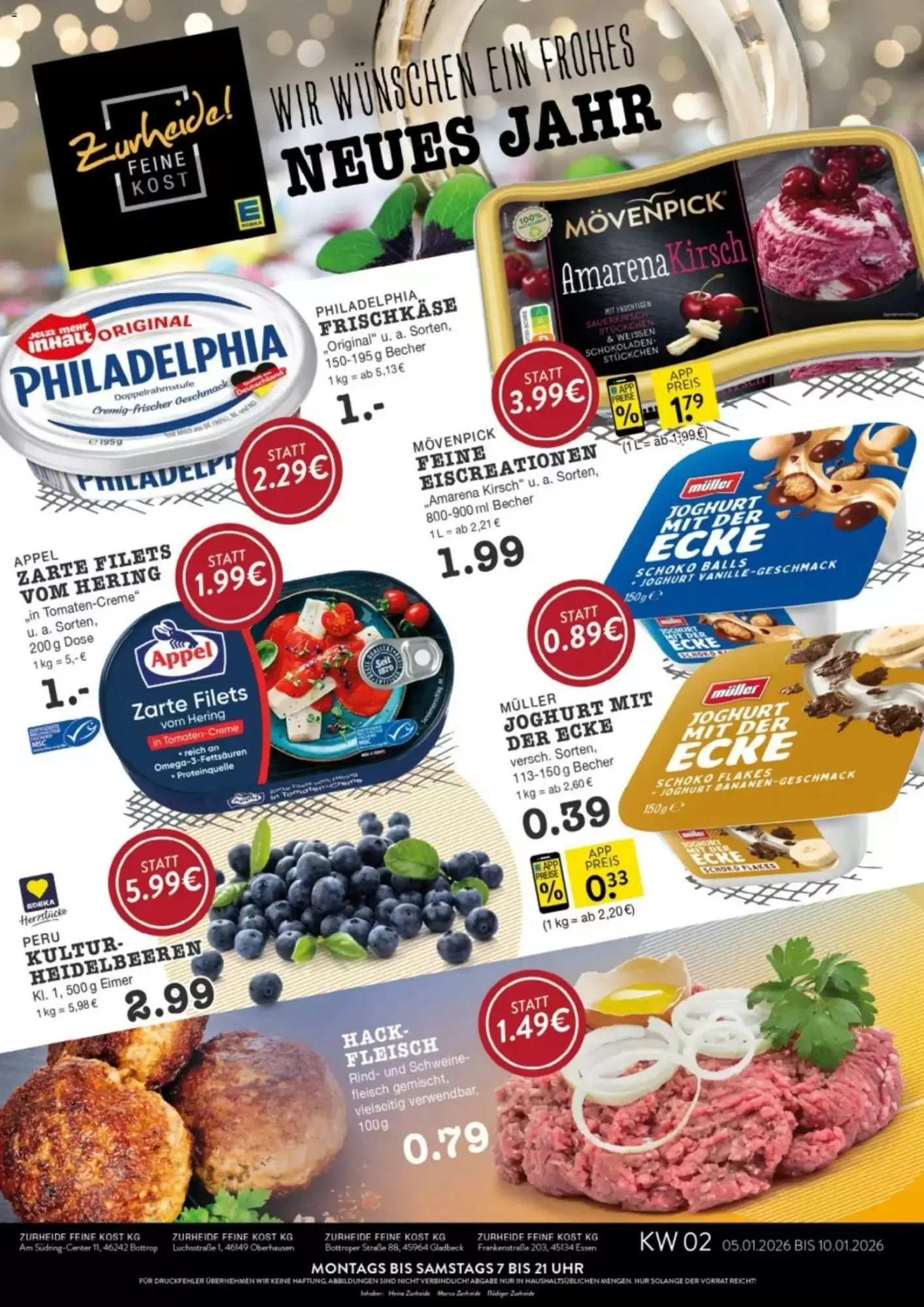 Edeka Zurheide Prospekt 05/01/2026 – 10/01/2026