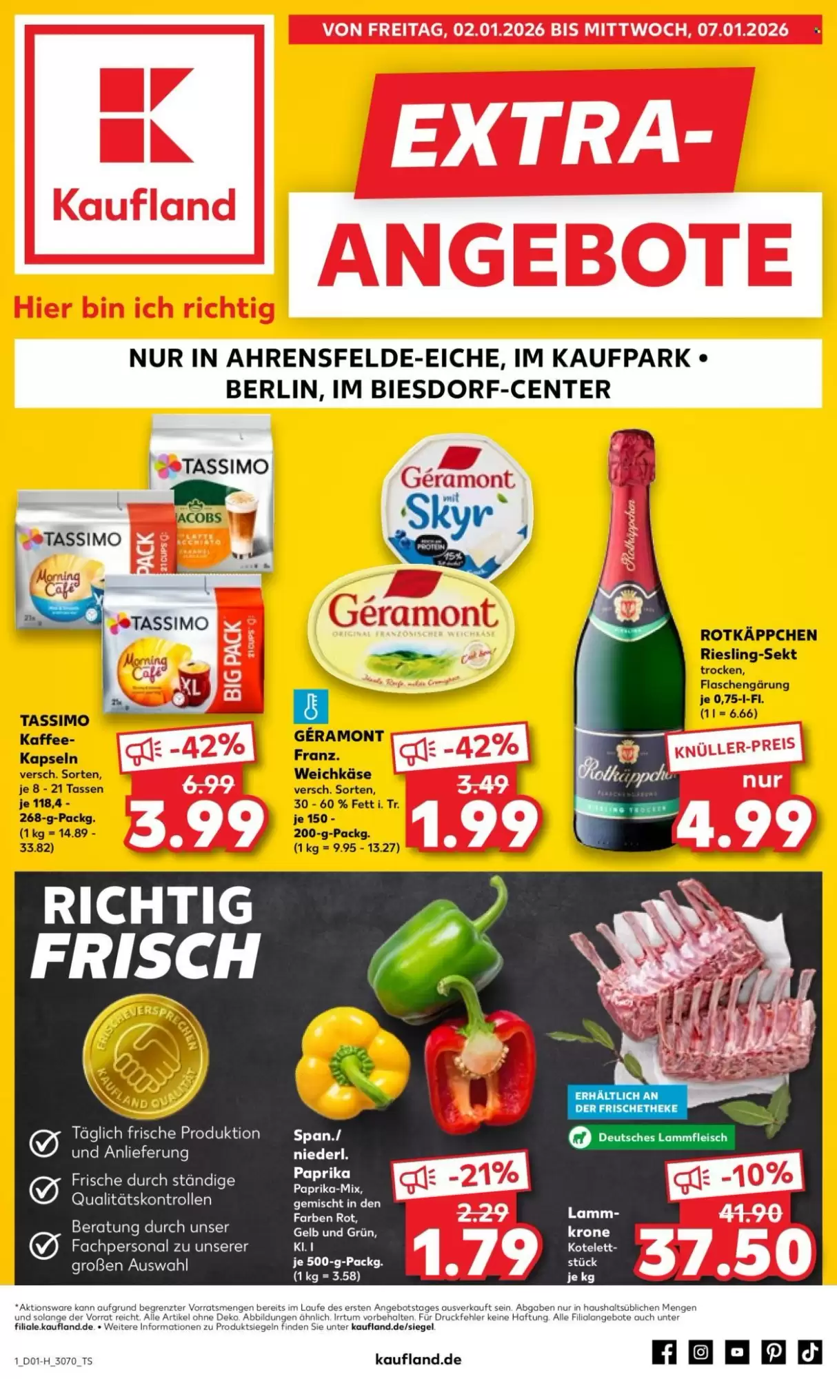 Kaufland Prospekt 02/01/2026 – 07/01/2026