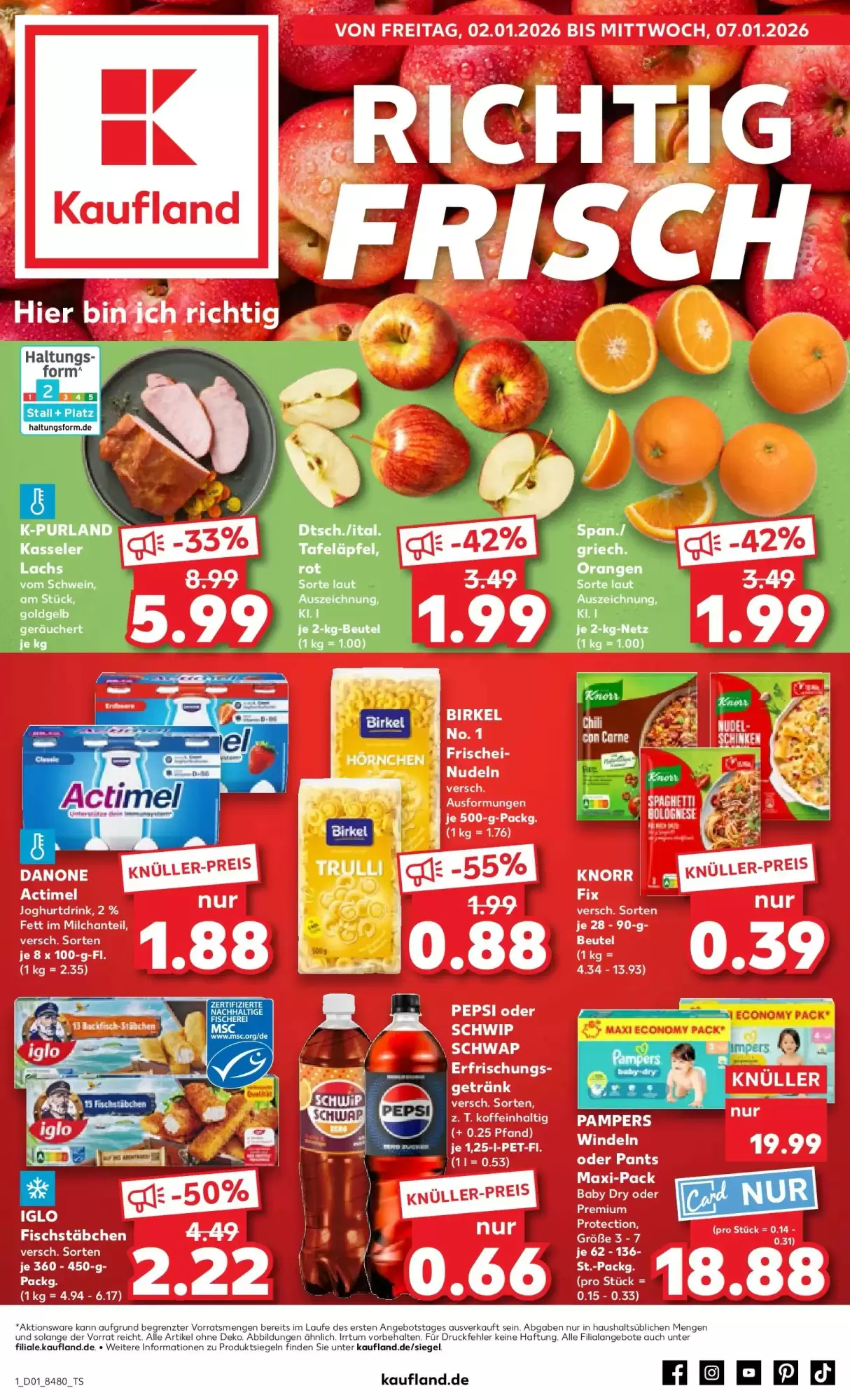 Kaufland Prospekt 02/01/2026 – 07/01/2026