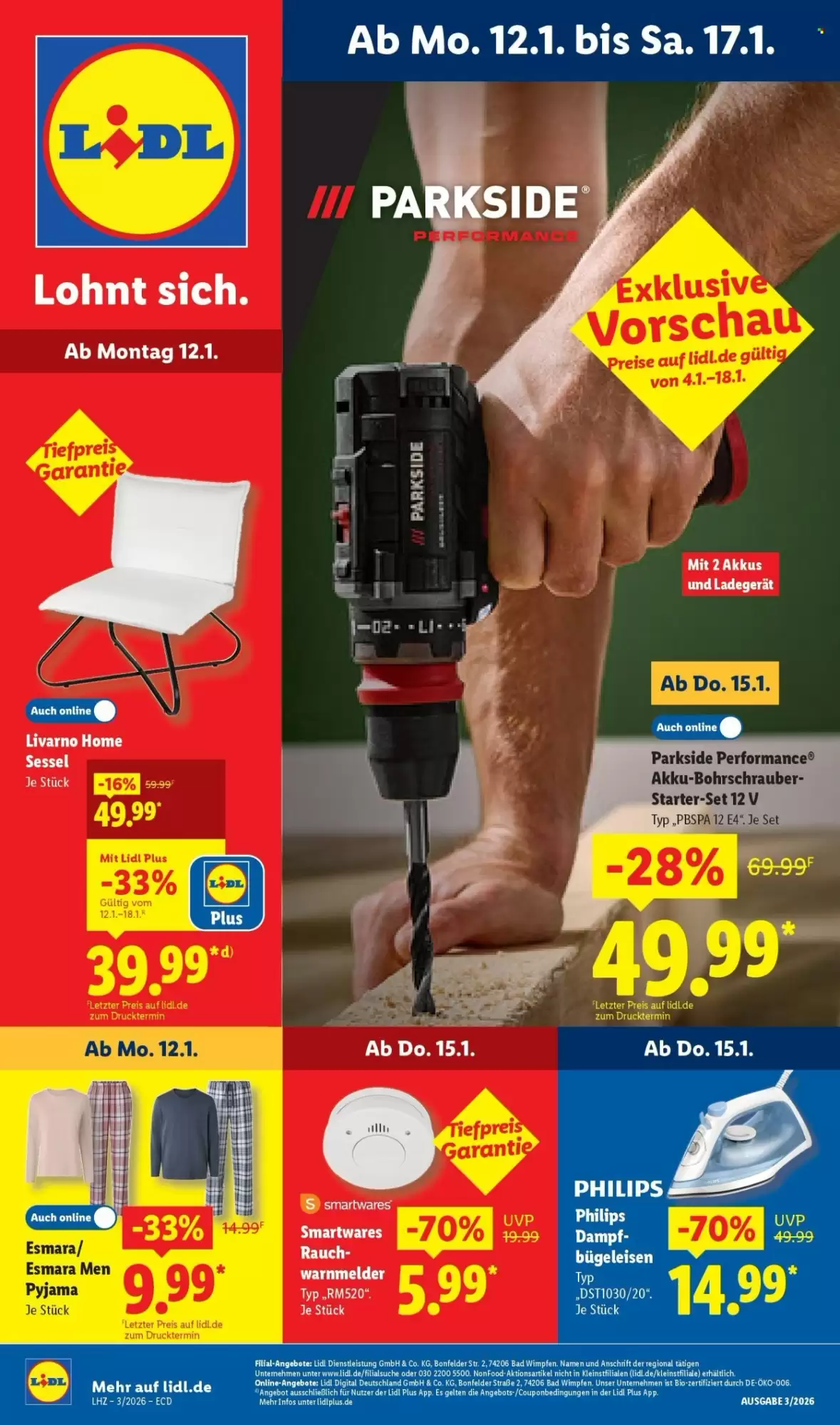 Lidl Prospekt 12/01/2026 – 17/01/2026