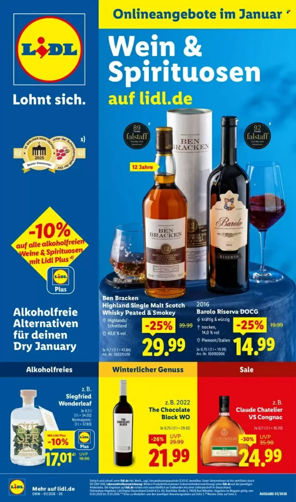 Lidl Prospekt 01/01/2026 – 31/01/2026