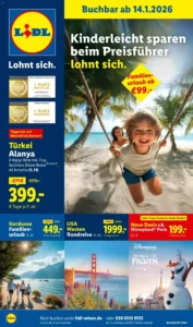 Lidl Reisen Prospekt 14/01/2026 – 31/01/2026