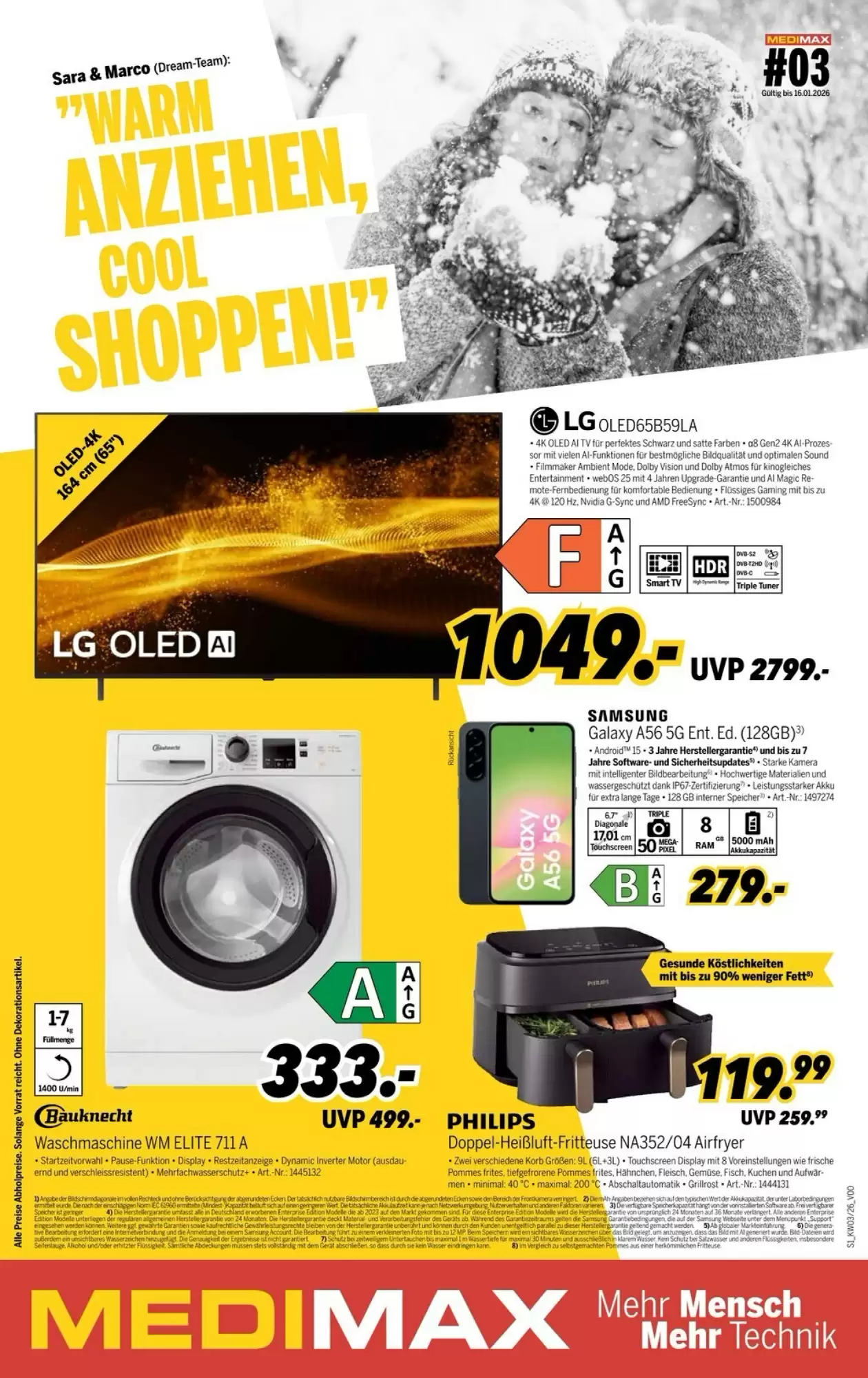 MEDIMAX Prospekt 09/01/2026 – 16/01/2026