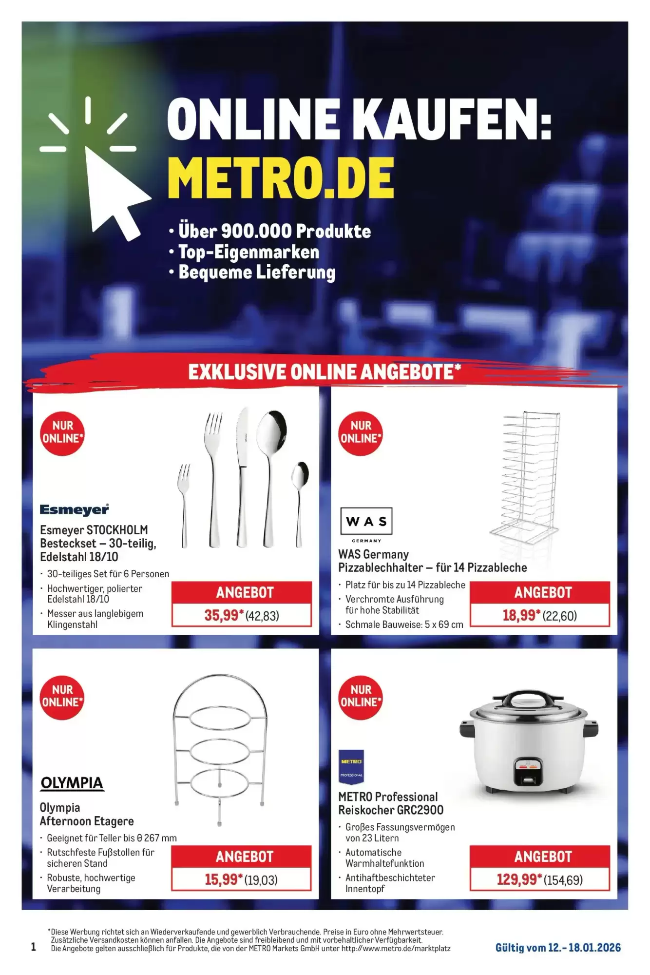 METRO Prospekt 11/01/2026 – 17/01/2026