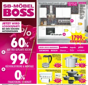 M&ouml;bel Boss Prospekt 17/01/2026 – 30/01/2026