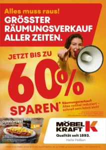 M&ouml;bel Kraft Prospekt 31/12/2025 – 06/01/2026