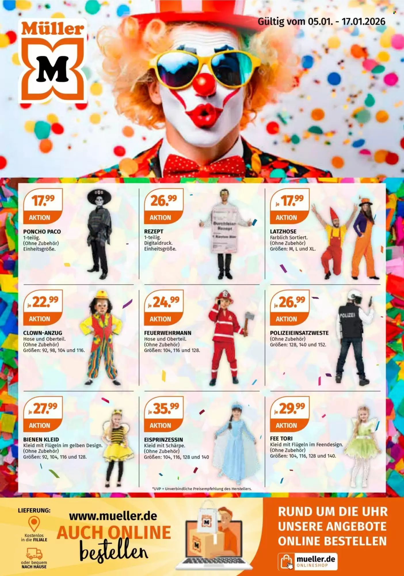 M&uuml;ller Prospekt 05/01/2026 – 17/01/2026