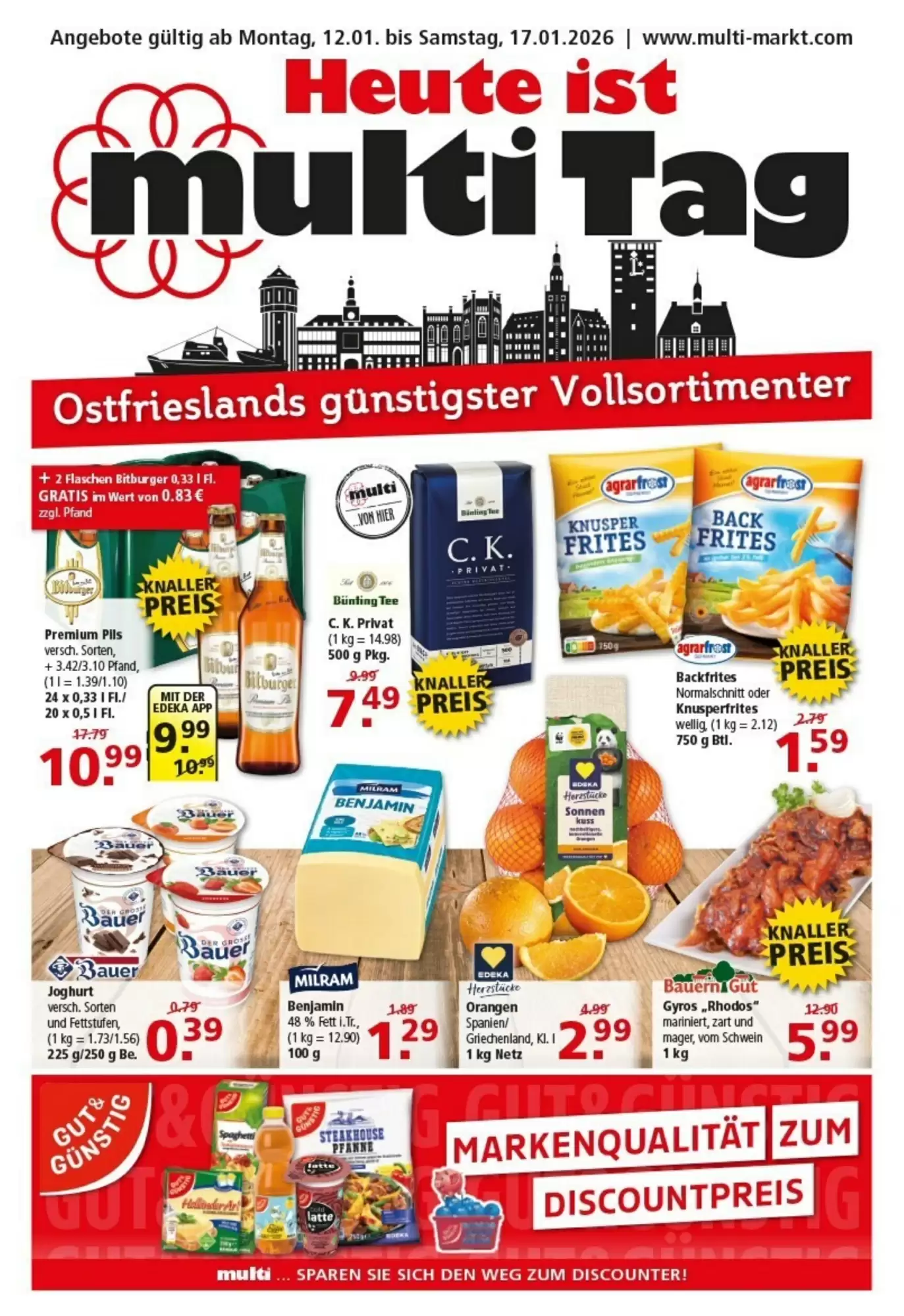 Multi Markt Prospekt 12/01/2026 – 17/01/2026
