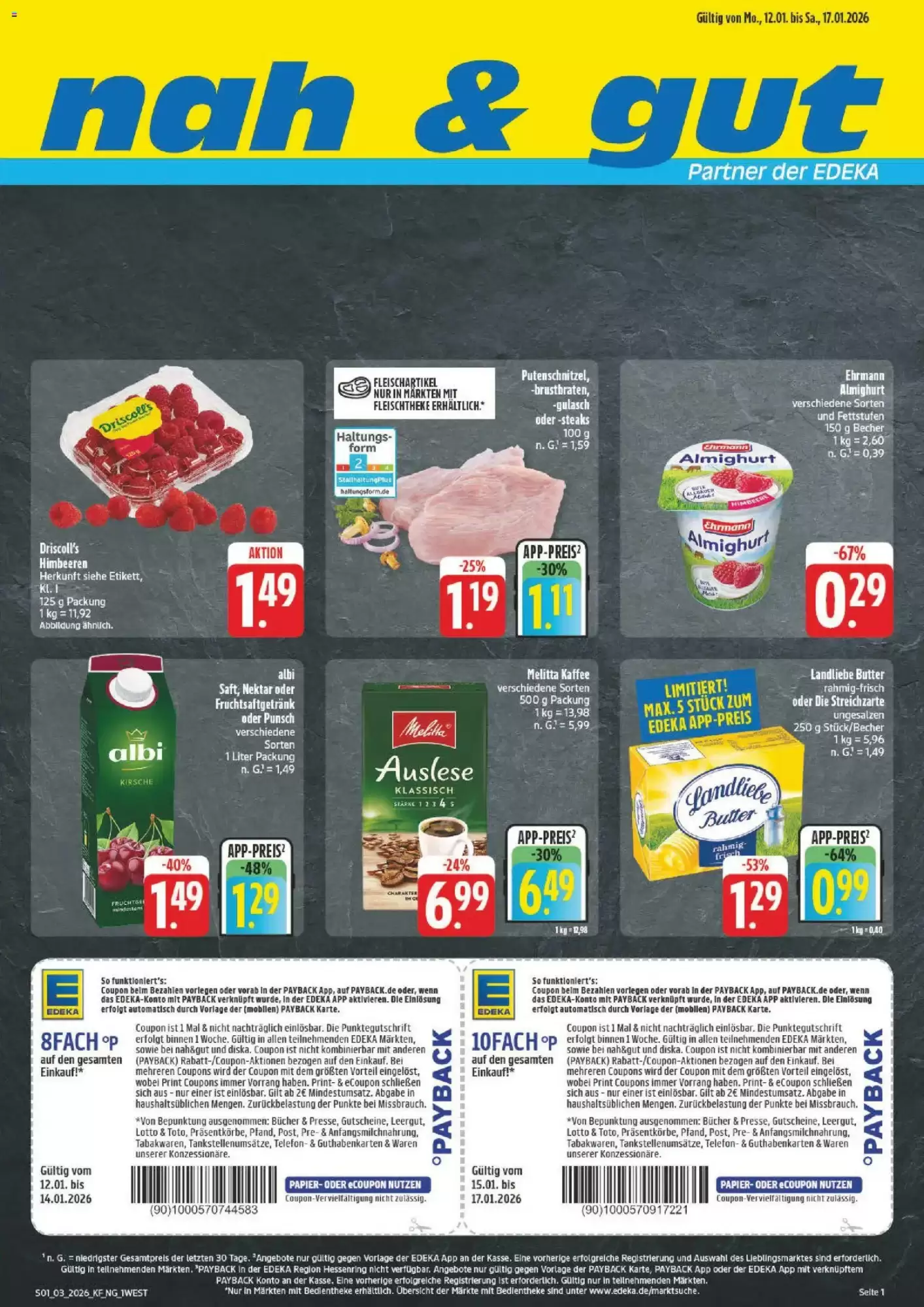 Nah & gut Prospekt 12/01/2026 – 17/01/2026