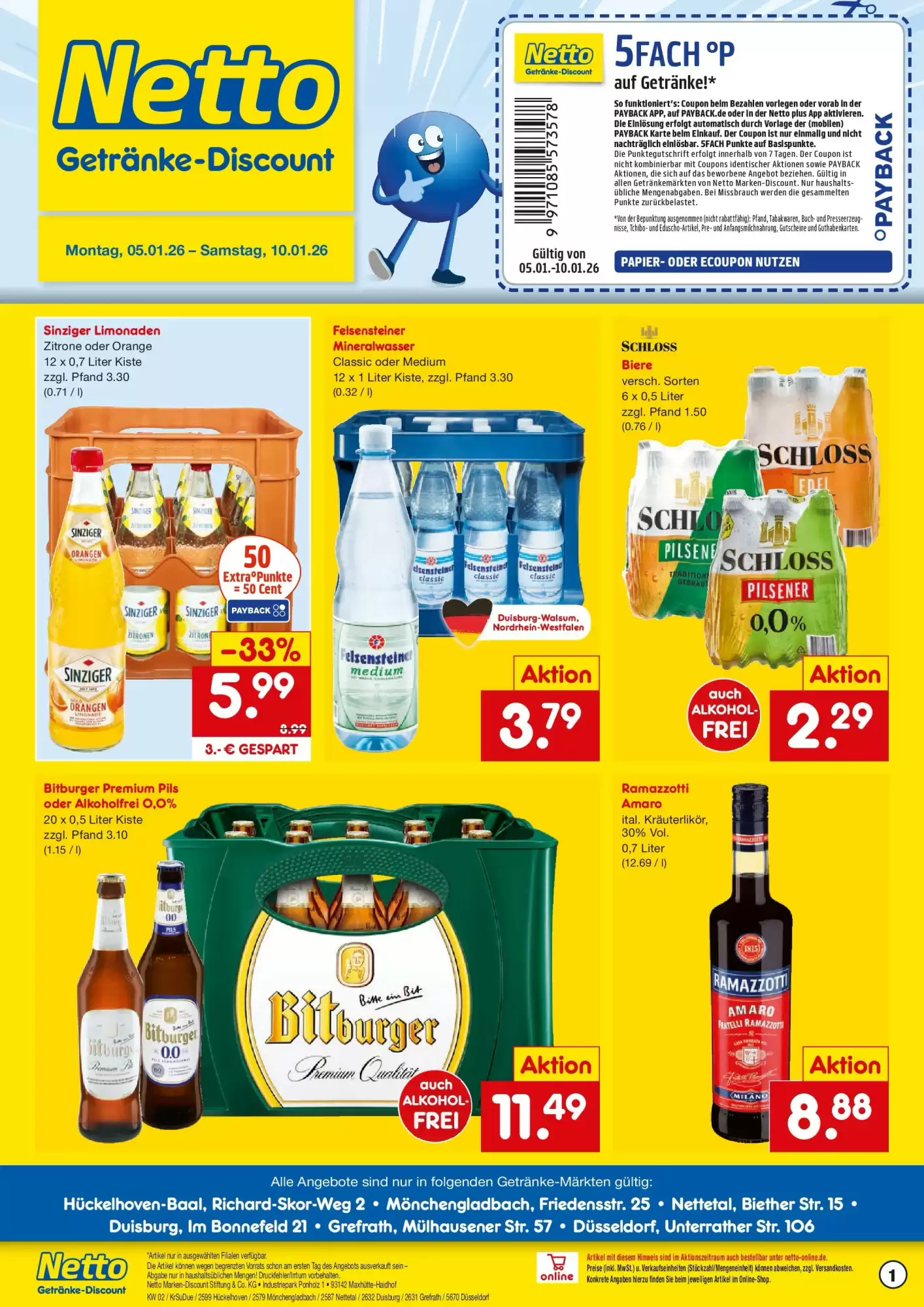Netto Getr&auml;nke Discount Prospekt 05/01/2026 – 10/01/2026