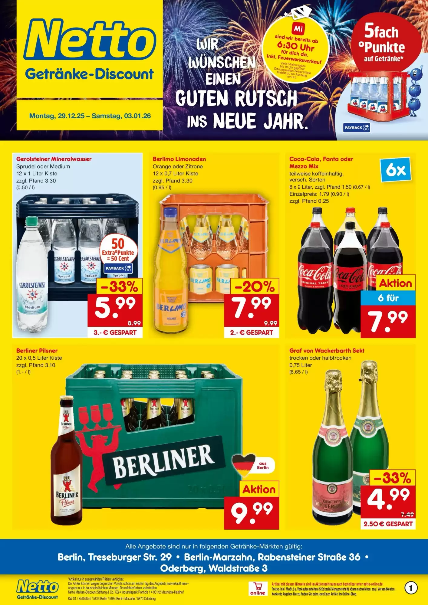 Netto Getr&auml;nke Discount Prospekt 28/12/2025 – 03/01/2026