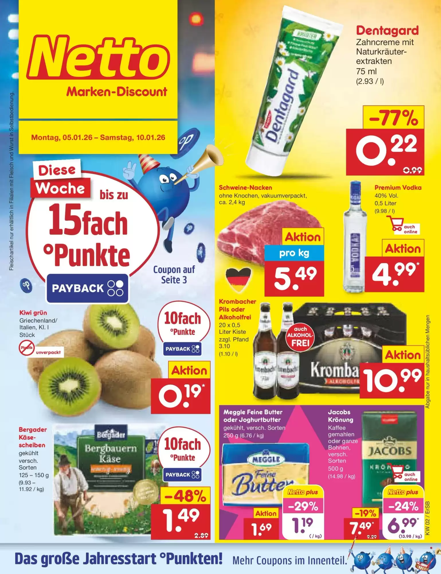 Netto Marken-Discount Prospekt 05/01/2026 – 10/01/2026