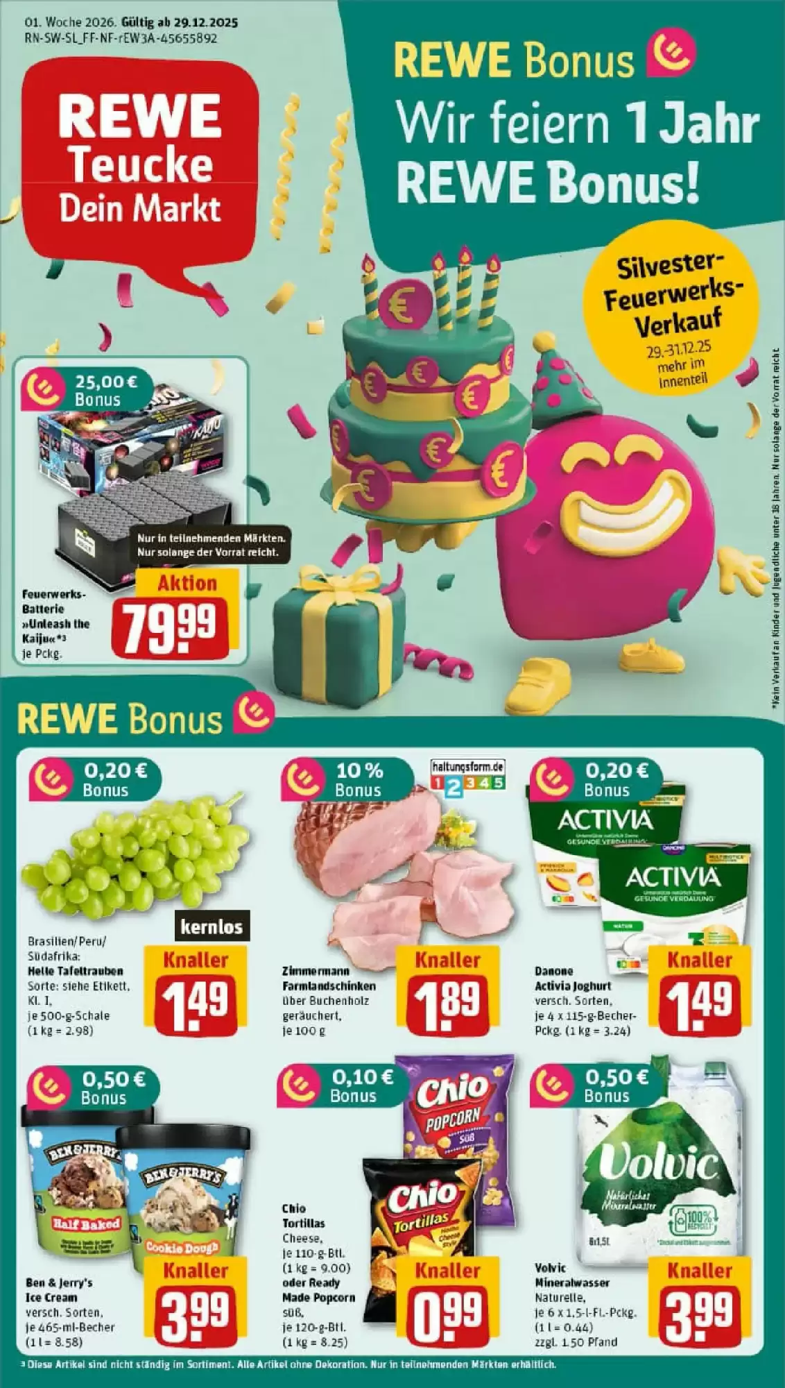 REWE Prospekt 29/12/2025 – 04/01/2026
