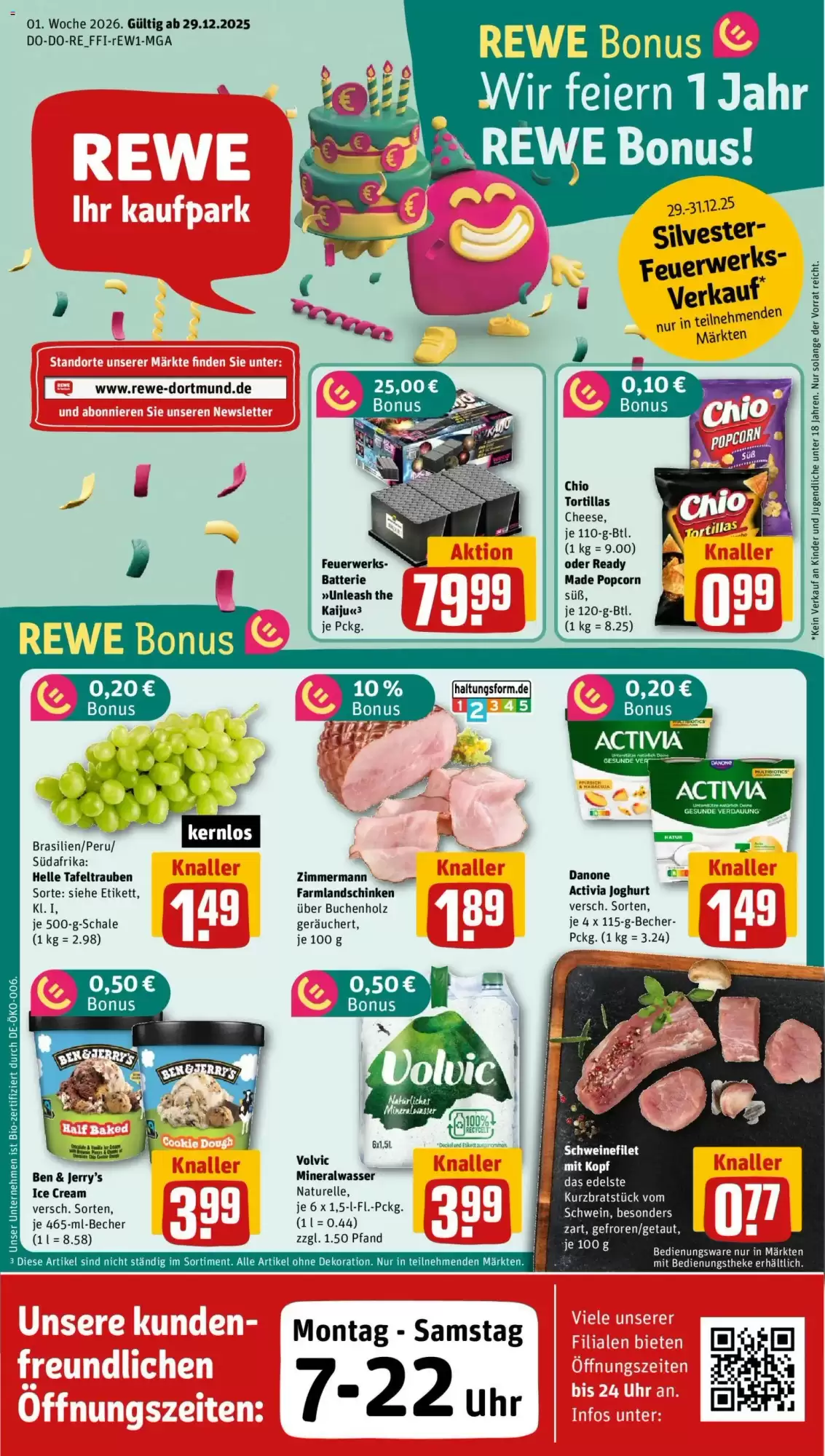 REWE Kaufpark Prospekt 29/12/2025 – 04/01/2026