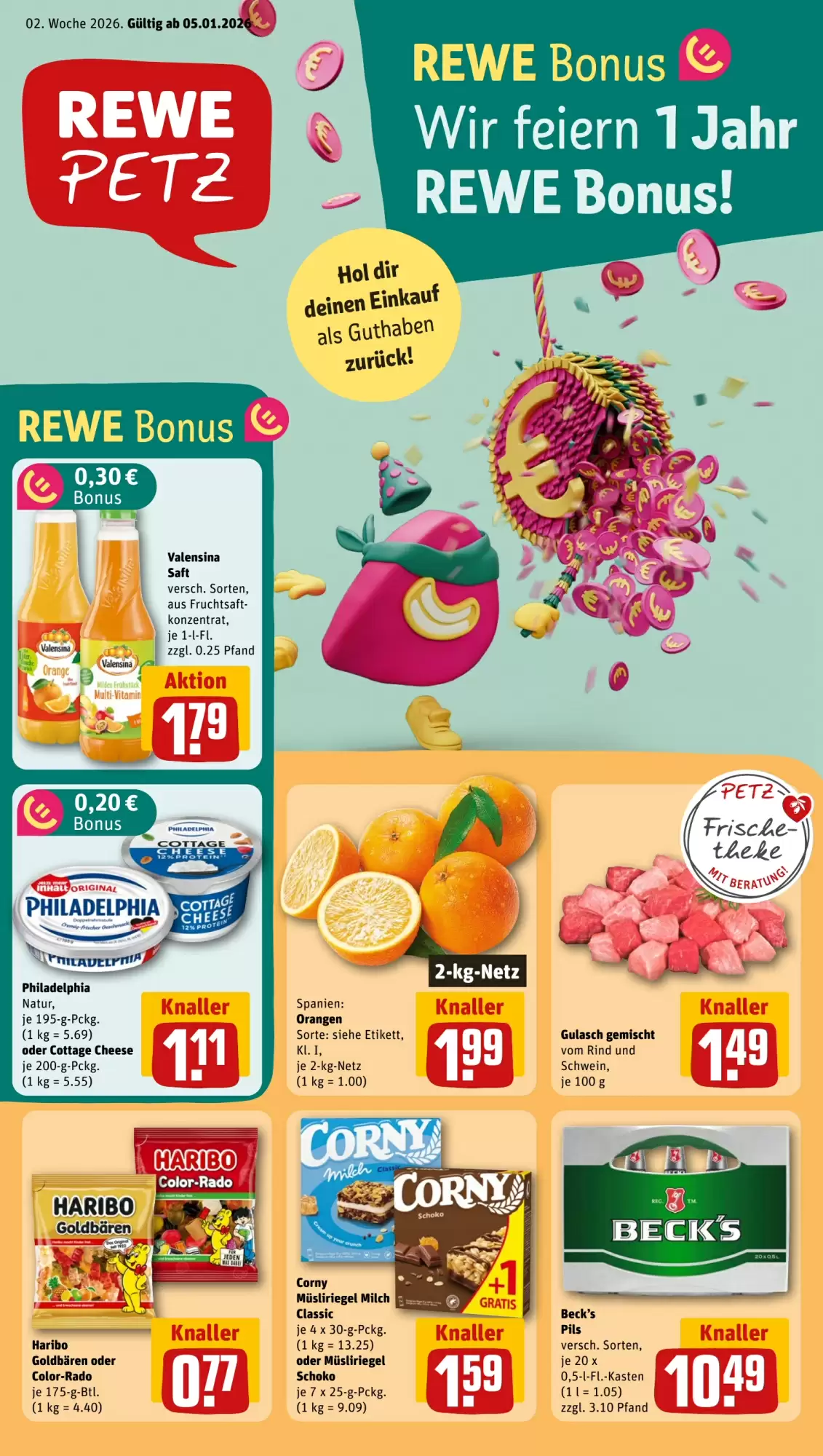 REWE PETZ Prospekt 05/01/2026 – 10/01/2026