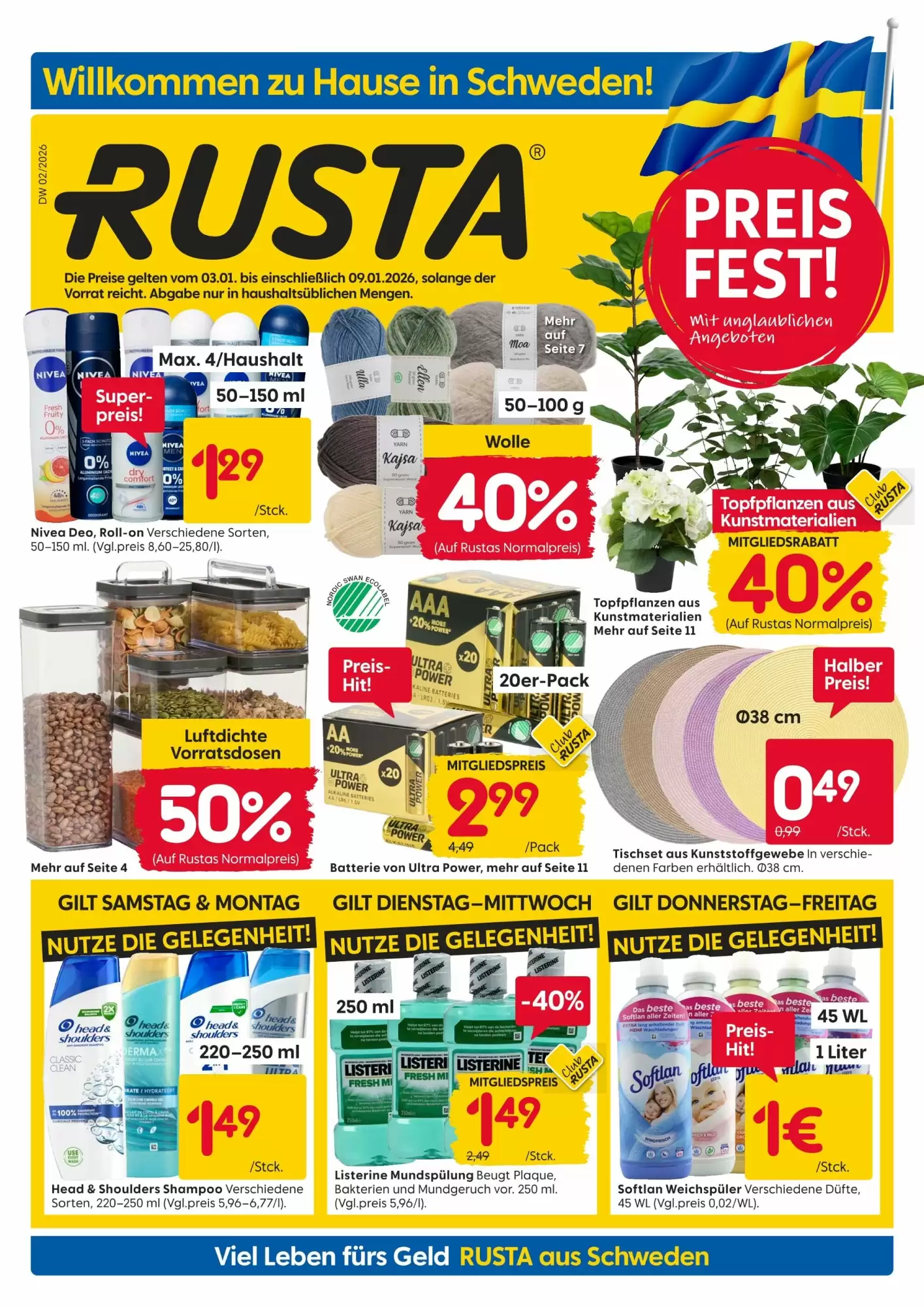 Rusta Prospekt 03/01/2026 – 09/01/2026