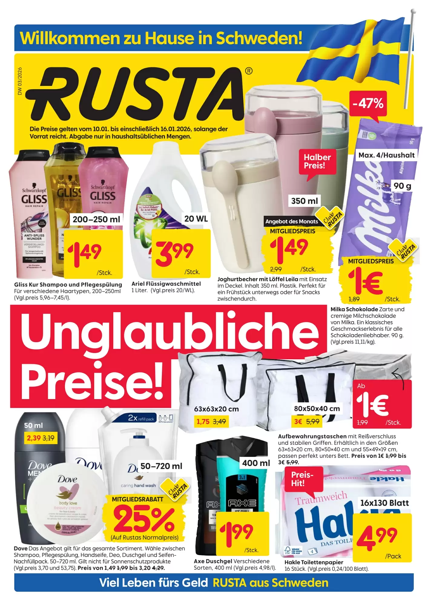Rusta Prospekt 10/01/2026 – 16/01/2026