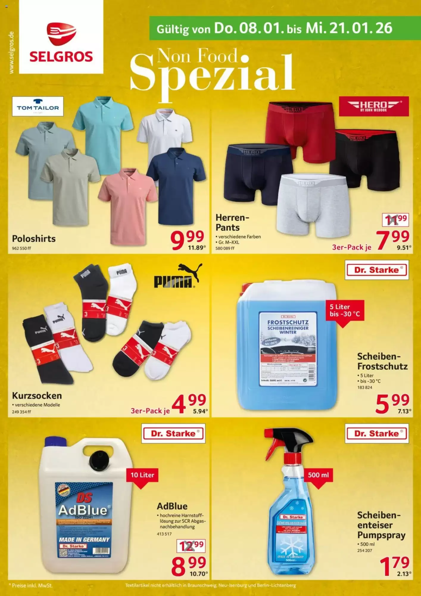 Selgros Prospekt 08/01/2026 – 21/01/2026