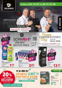 Selgros Prospekt 15/01/2026 – 21/01/2026