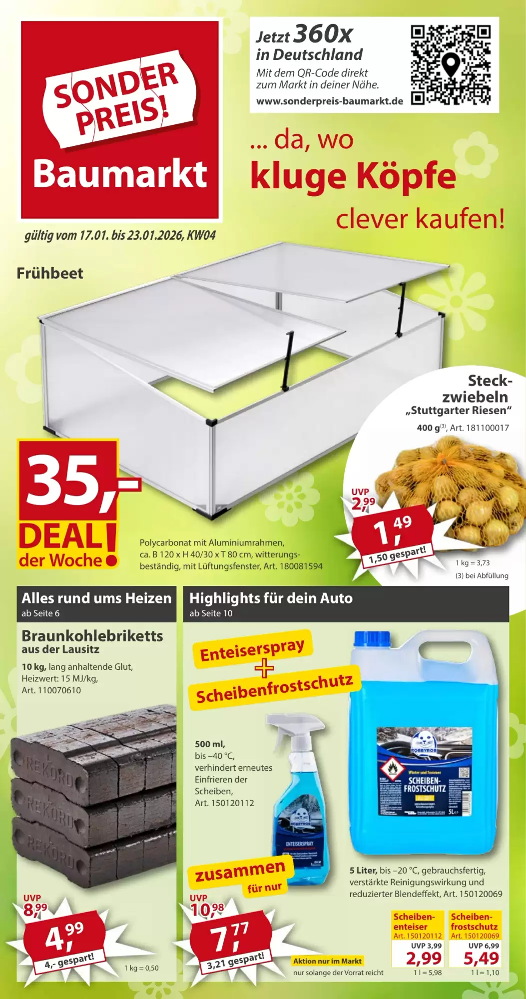 Sonderpreis Baumarkt Prospekt 17/01/2026 – 23/01/2026