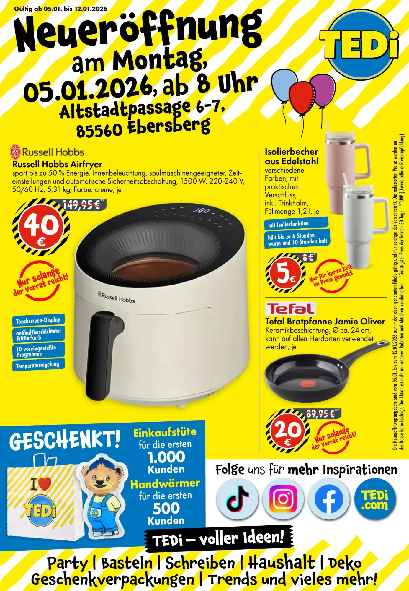 TEDi Prospekt 31/12/2025 – 07/01/2026