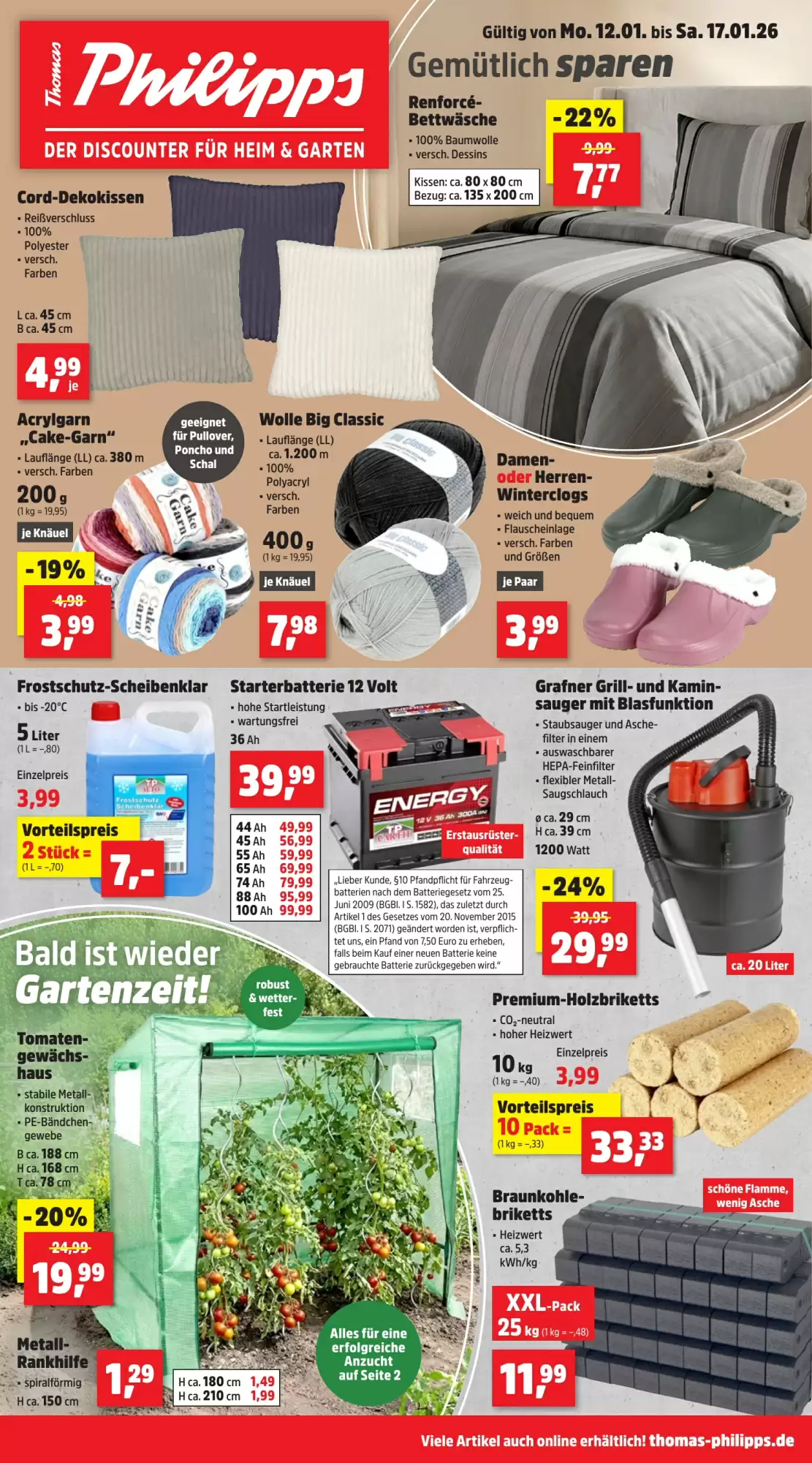 Thomas Philipps Prospekt 12/01/2026 – 17/01/2026