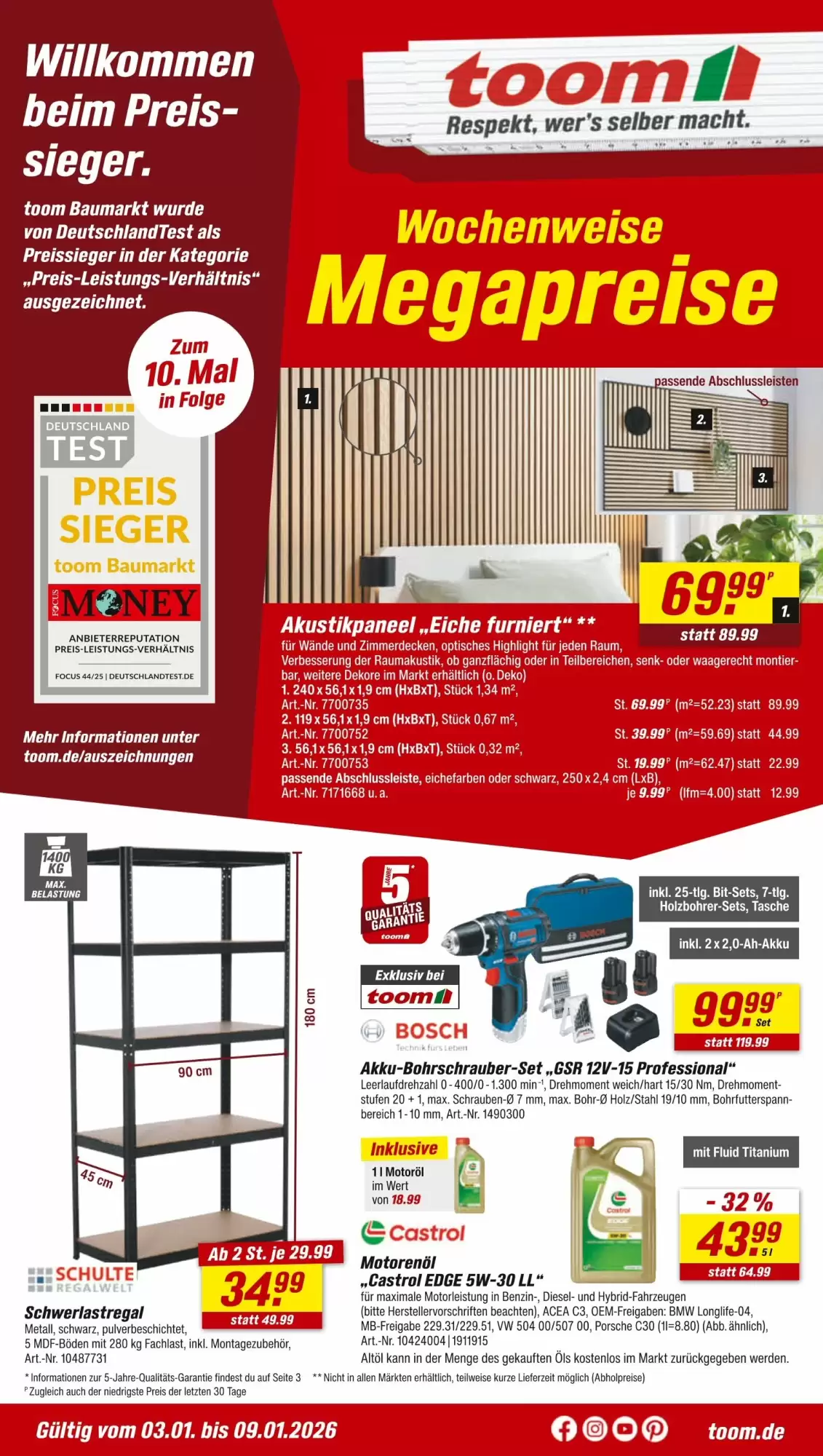 Toom Baumarkt Prospekt 03/01/2026 – 09/01/2026