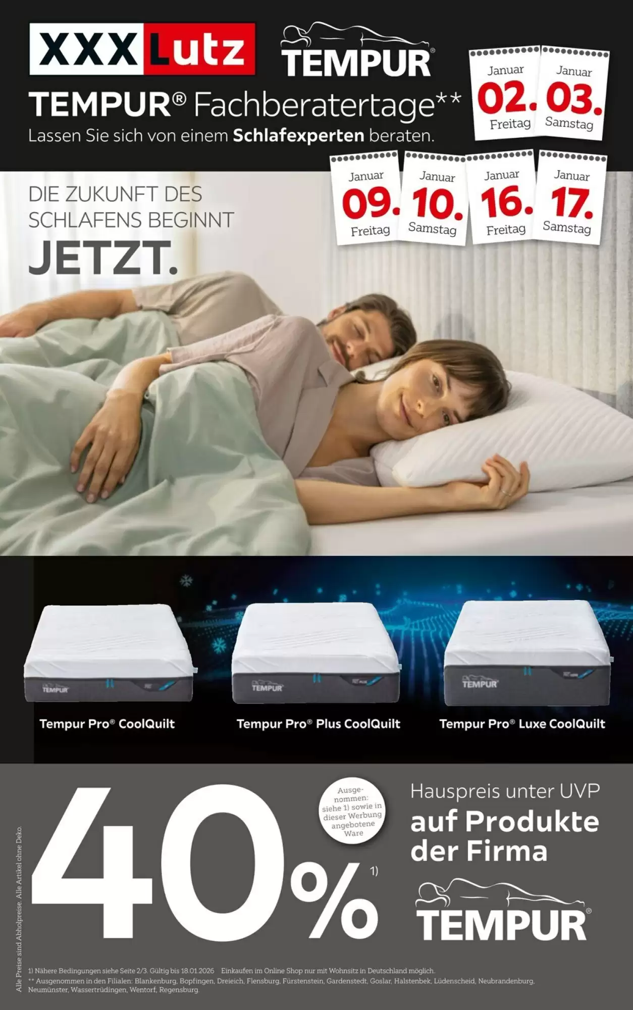 XXXLutz Prospekt 02/01/2026 – 11/01/2026