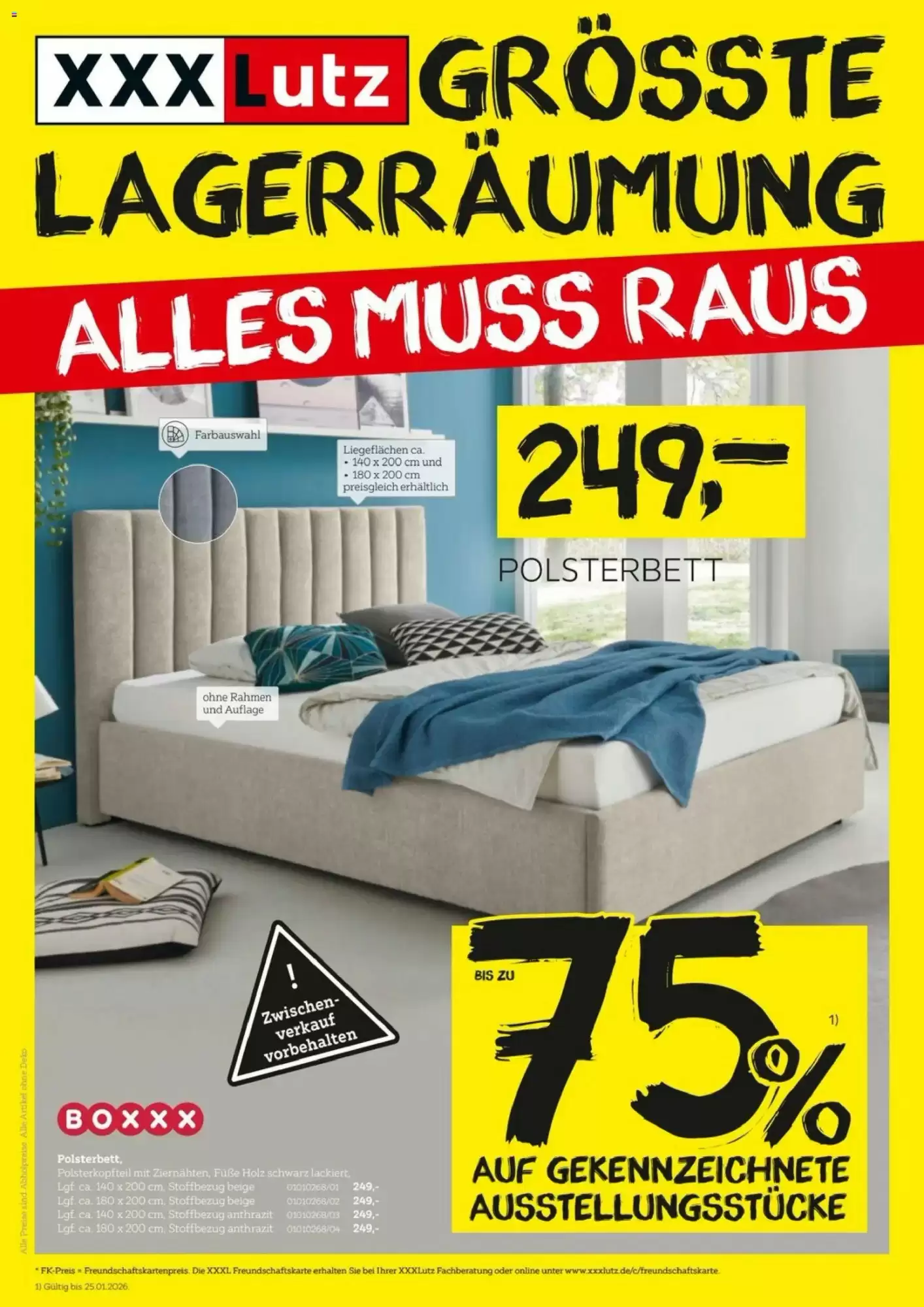 XXXLutz Prospekt 11/01/2026 – 25/01/2026