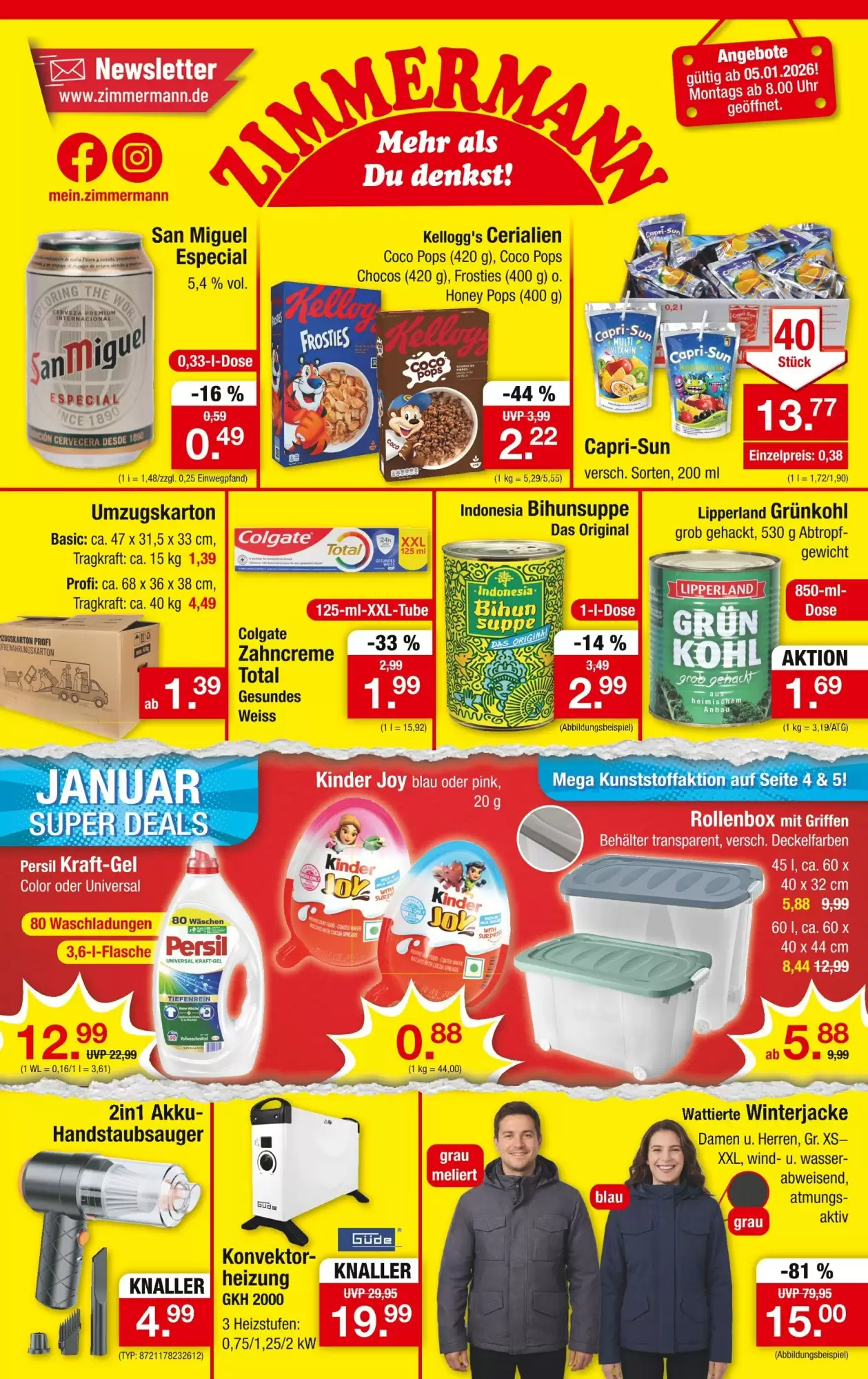 Zimmermann Prospekt 05/01/2026 – 10/01/2026