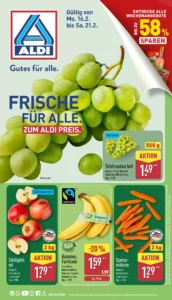 Aldi Nord Prospekt 16/02/2026 – 21/02/2026