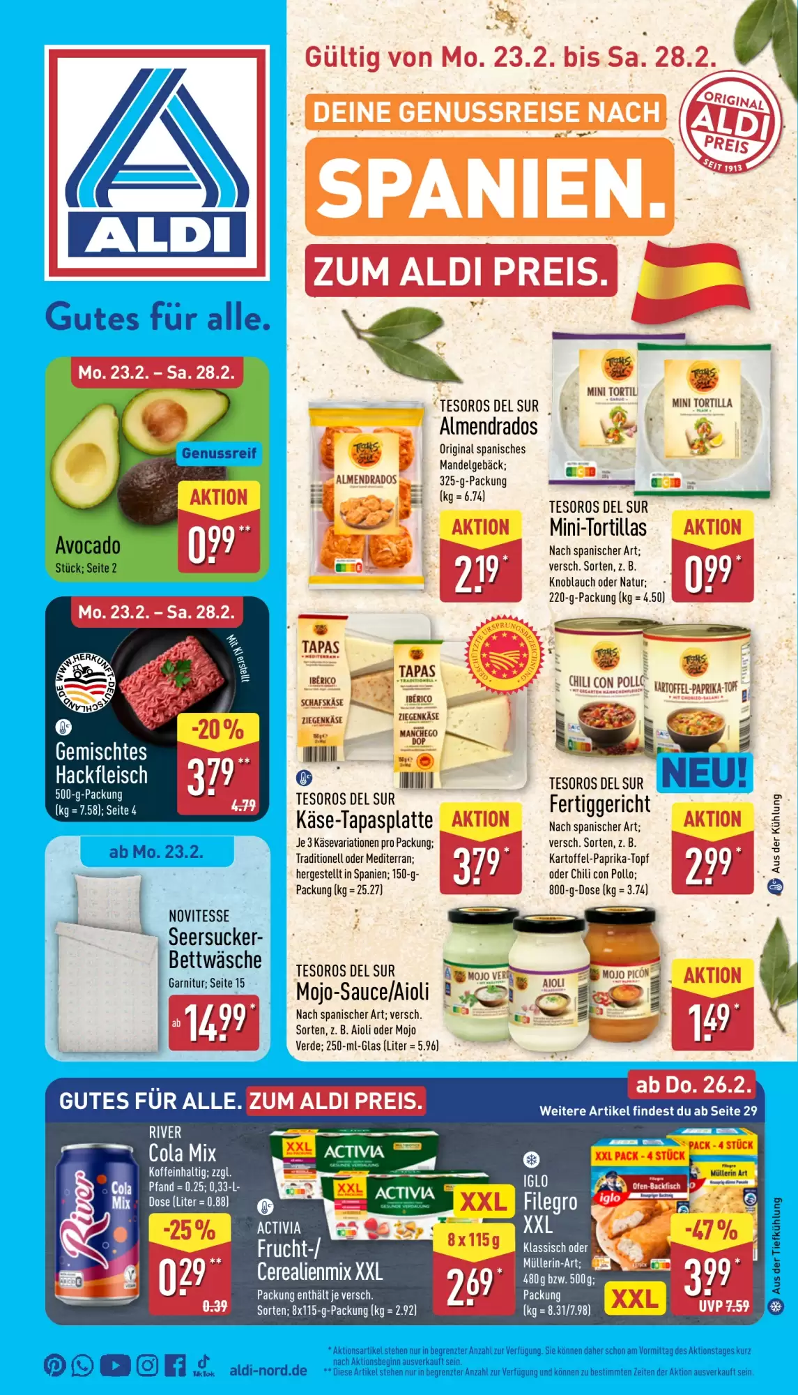Aldi Nord Prospekt 23/02/2026 – 28/02/2026