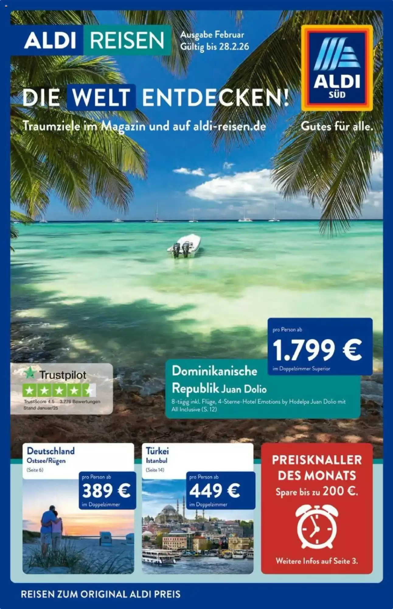 ALDI Nord Reisen Prospekt 01/02/2026 – 28/02/2026