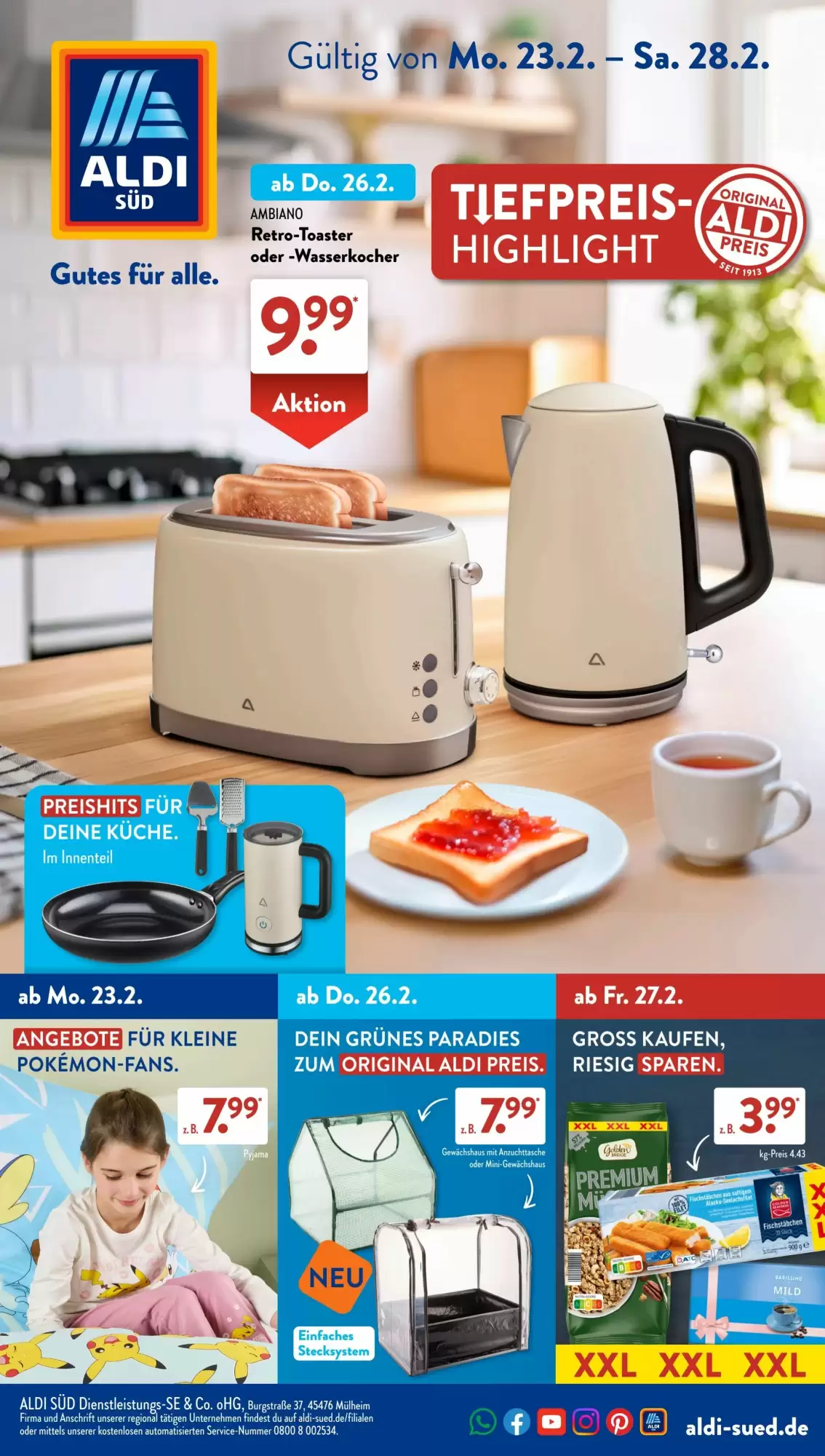 Aldi S&uuml;d Prospekt 23/02/2026 – 01/03/2026
