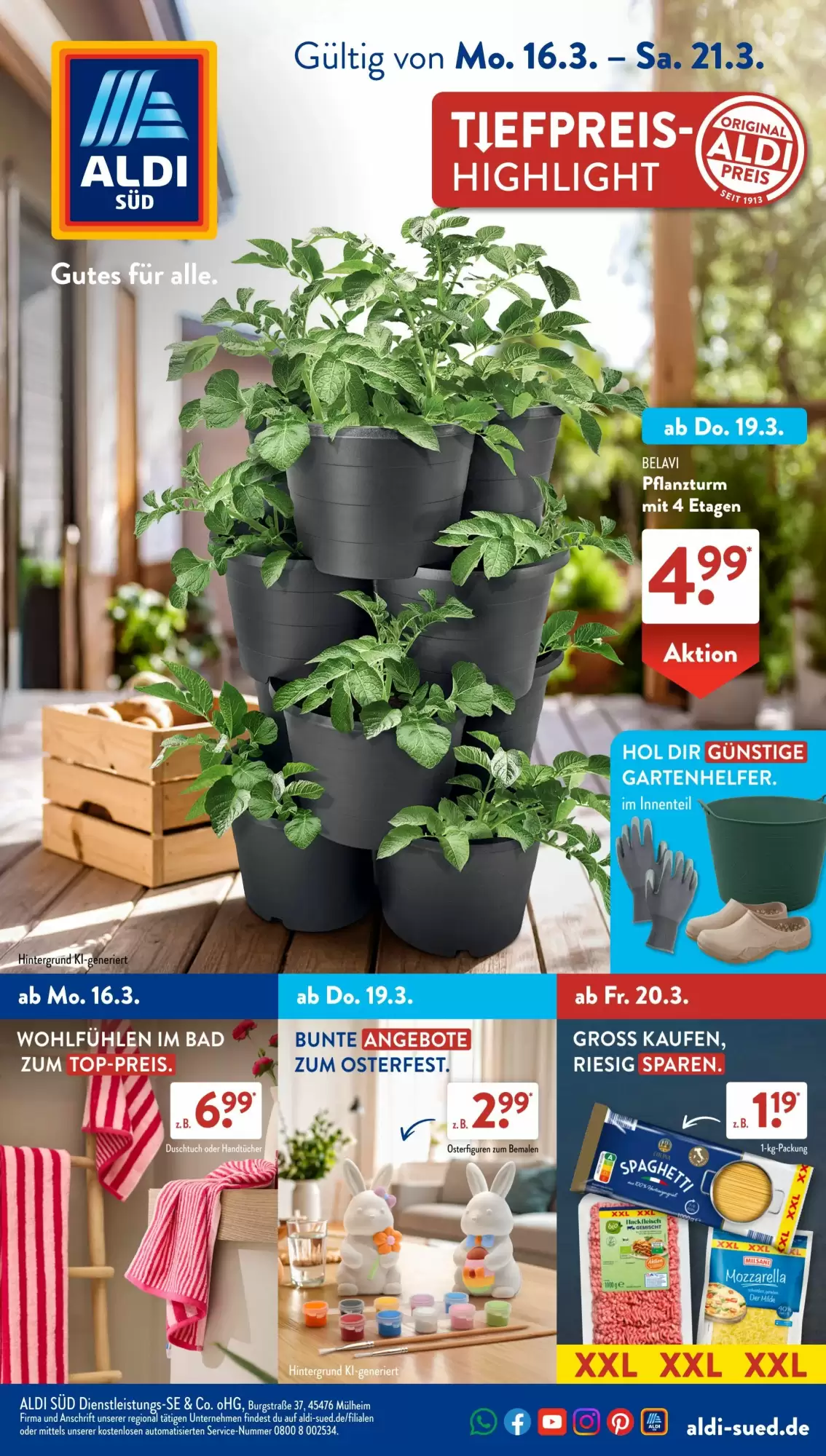 Aldi S&uuml;d Prospekt 16/03/2026 – 22/03/2026